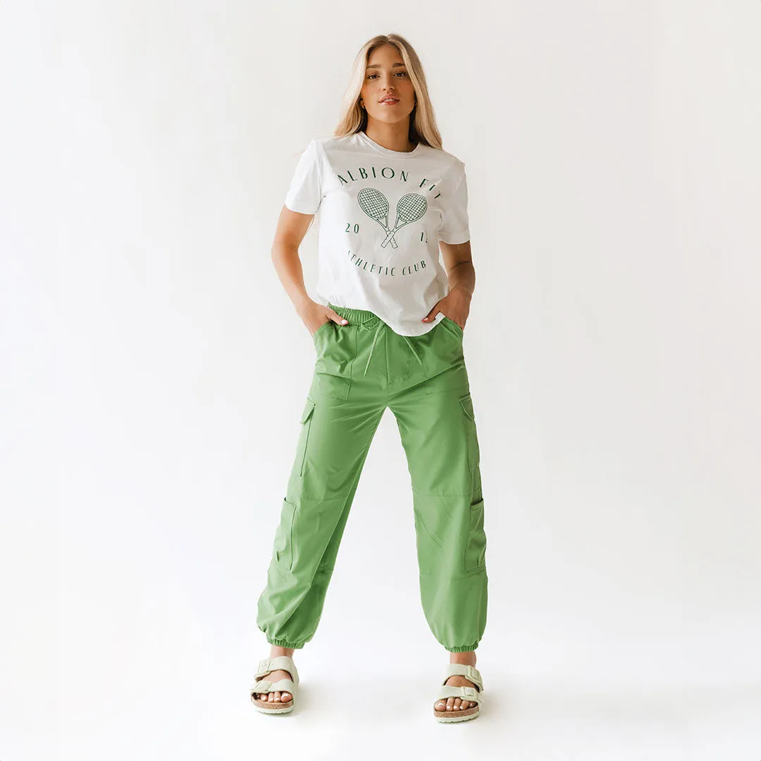 Jetsetter Cargo Joggers, Tennis Green active flex
