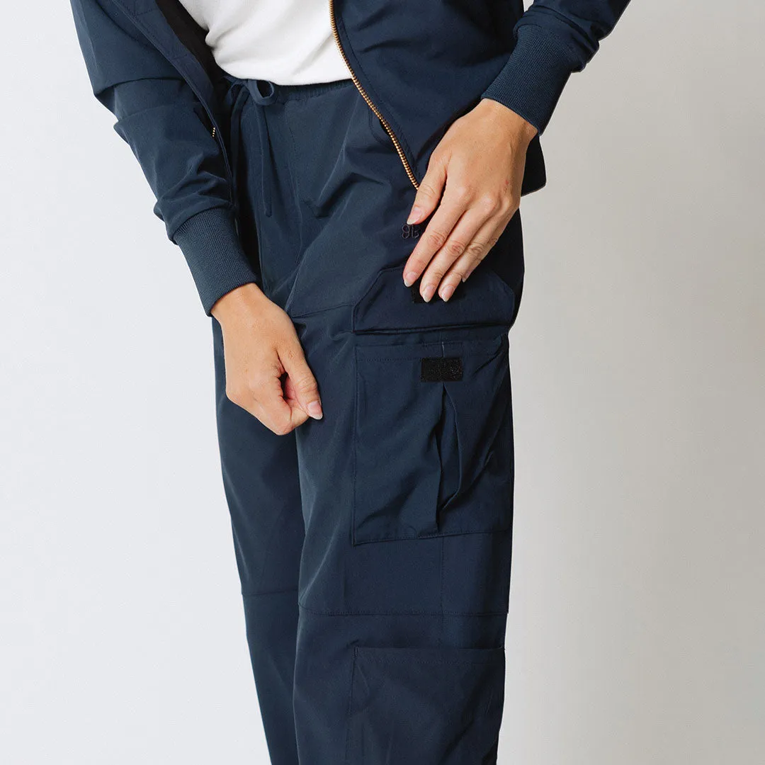 Jetsetter Cargo Joggers, True Blue pillow flex