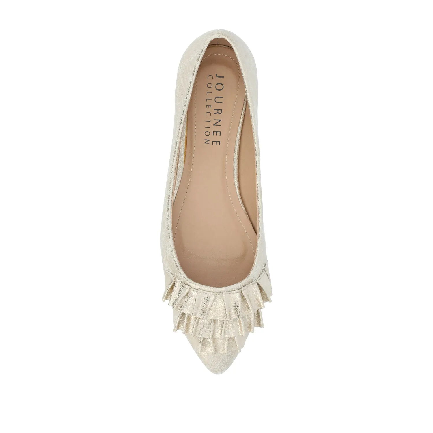 JUDY BALLET FLATS IN FAUX LEATHER soft sole