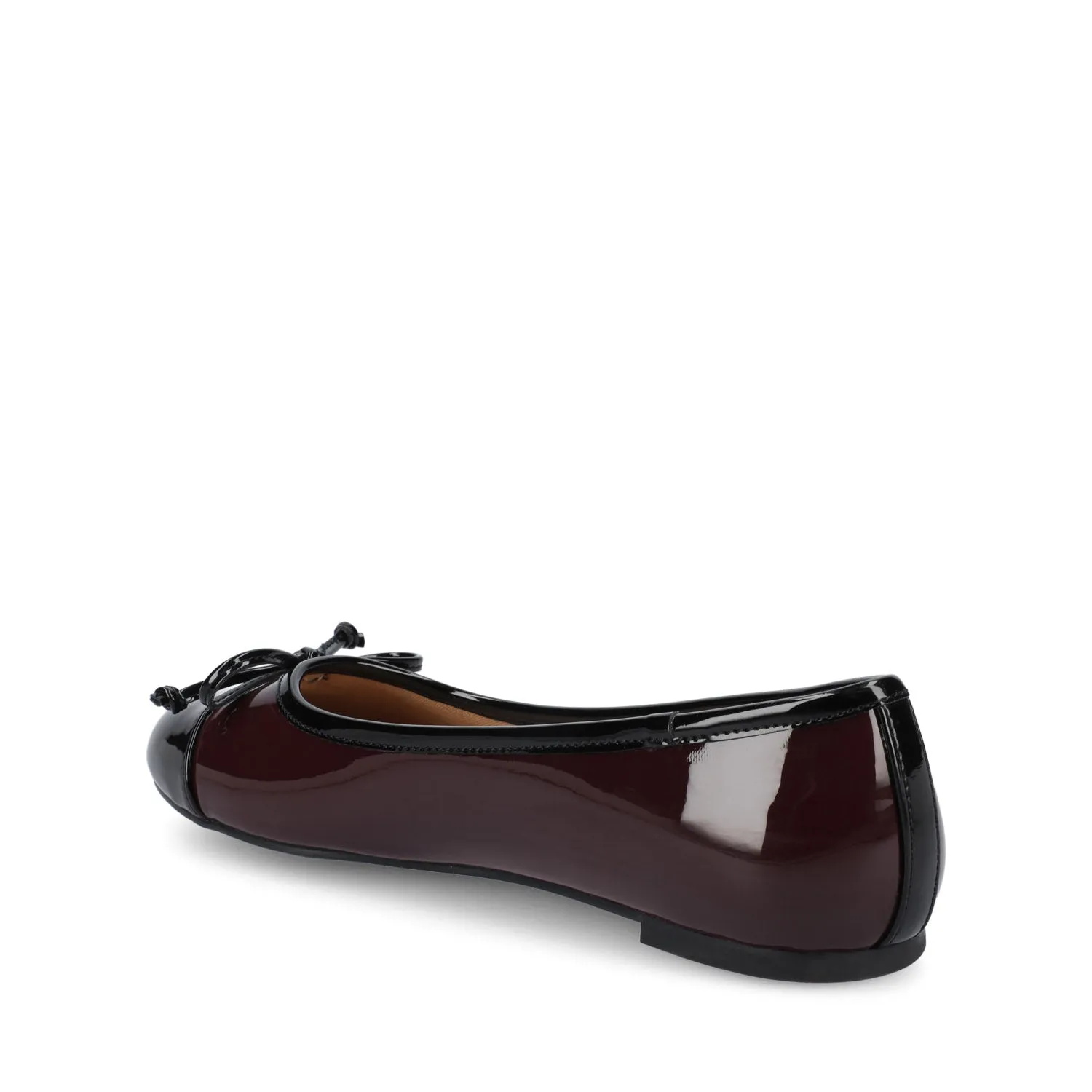 KAIAH CAPTOE BALLET FLATS IN FAUX LEATHER work vibe