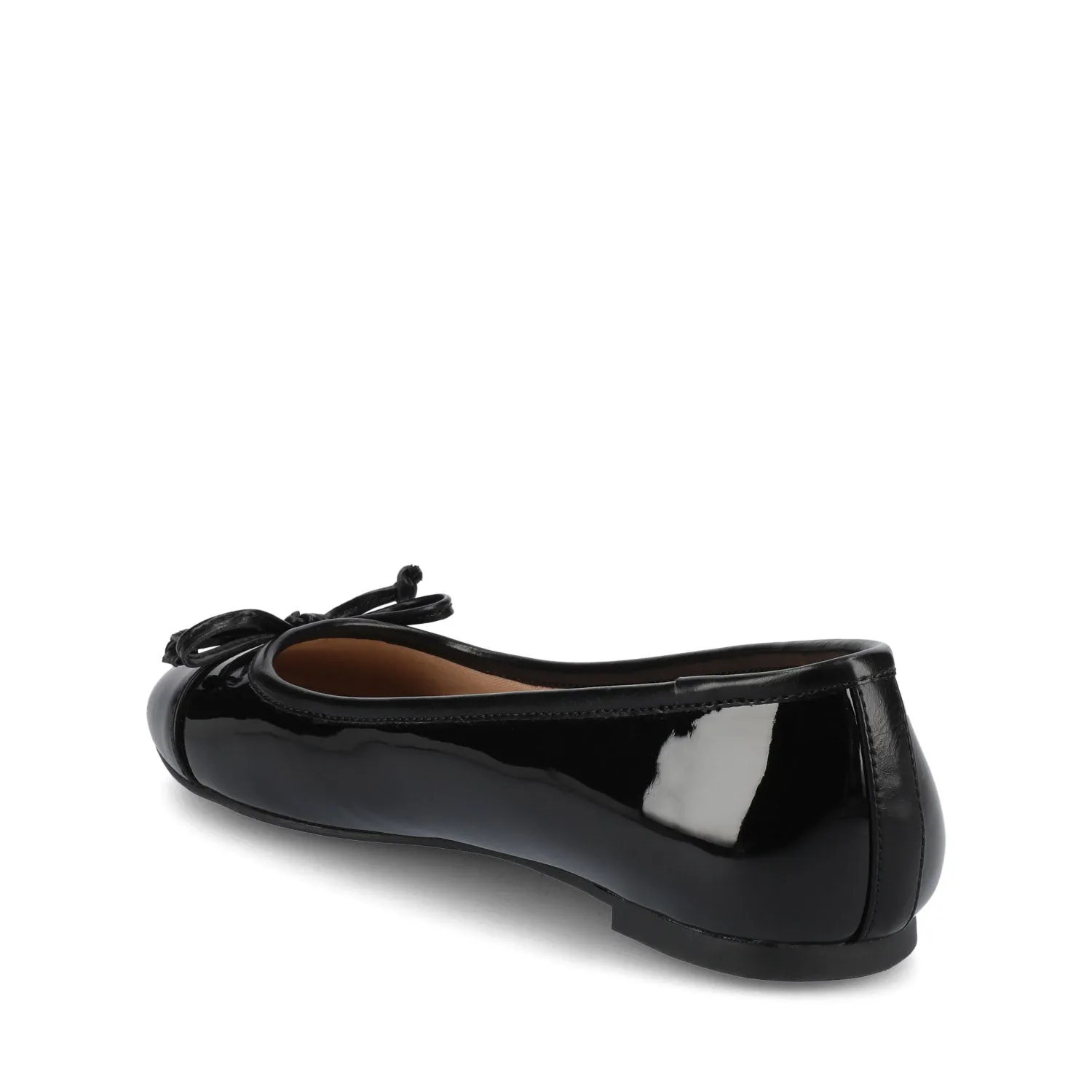 KAIAH CAPTOE BALLET FLATS IN FAUX LEATHER work vibe