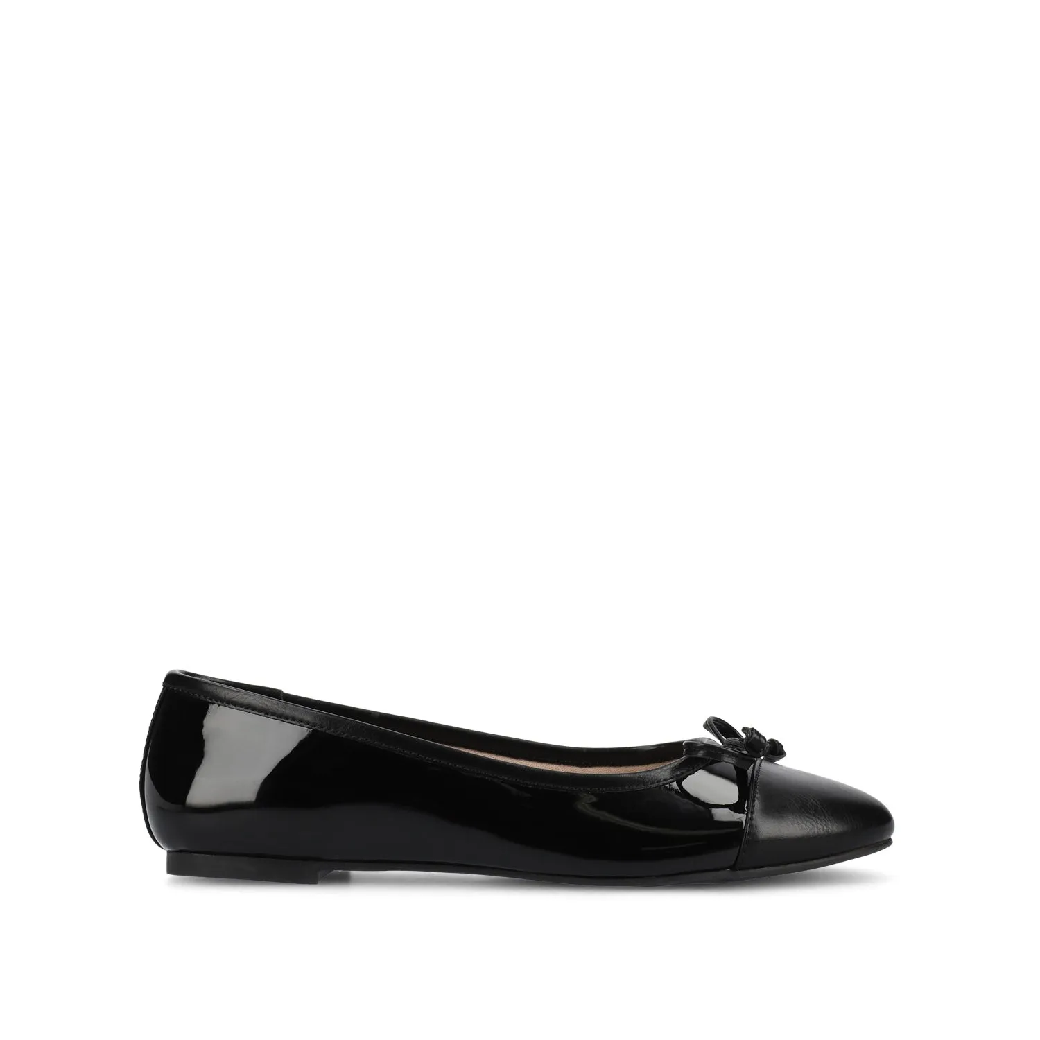 KAIAH CAPTOE BALLET FLATS IN FAUX LEATHER work vibe