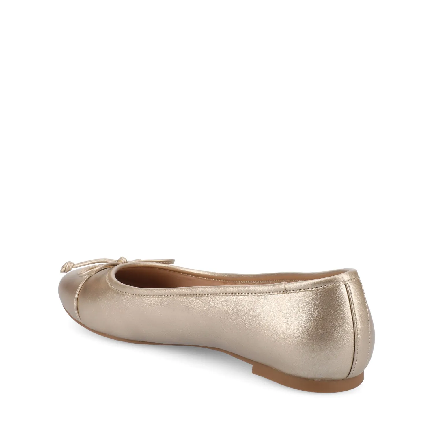 KAIAH CAPTOE BALLET FLATS IN FAUX LEATHER work vibe