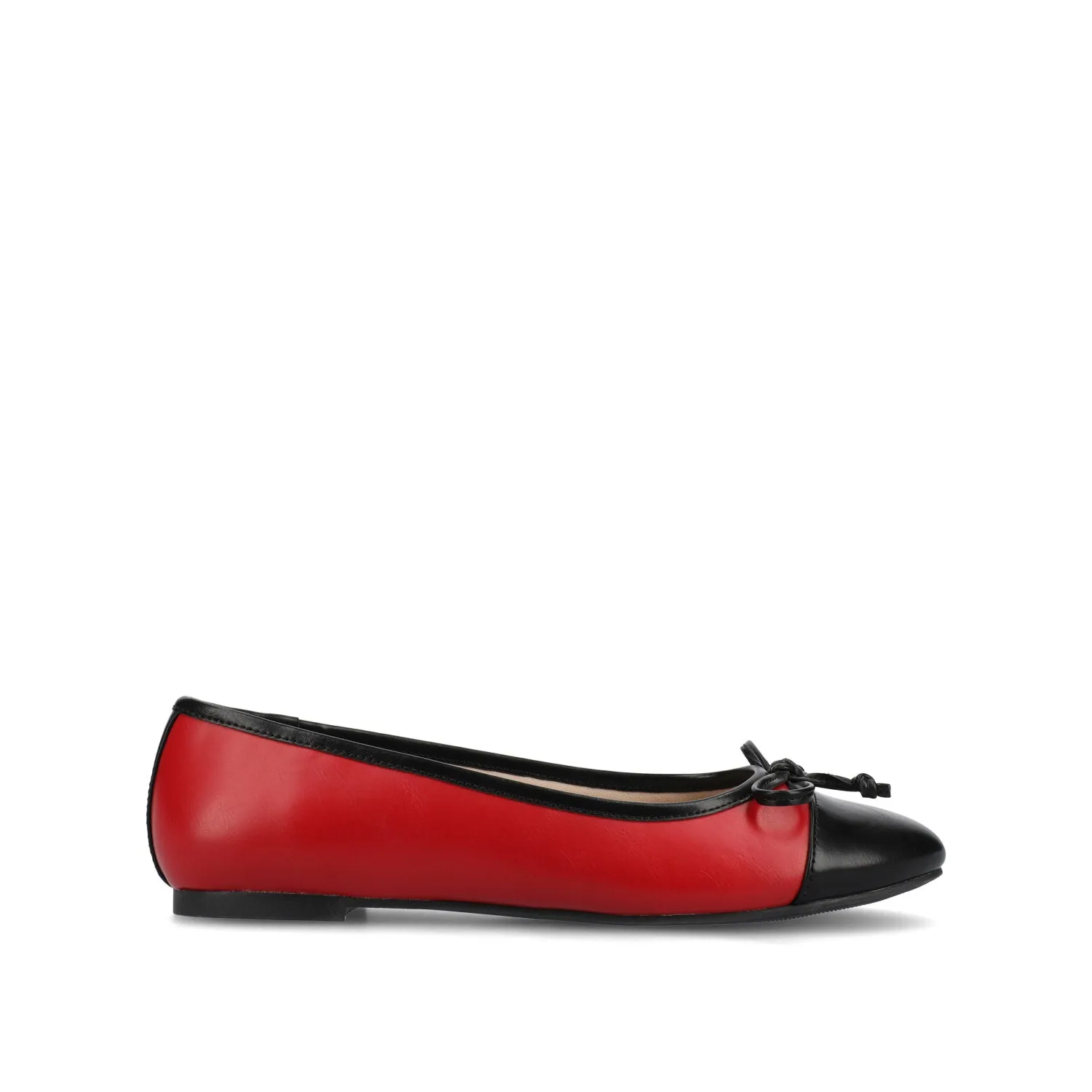 KAIAH CAPTOE BALLET FLATS IN FAUX LEATHER work vibe