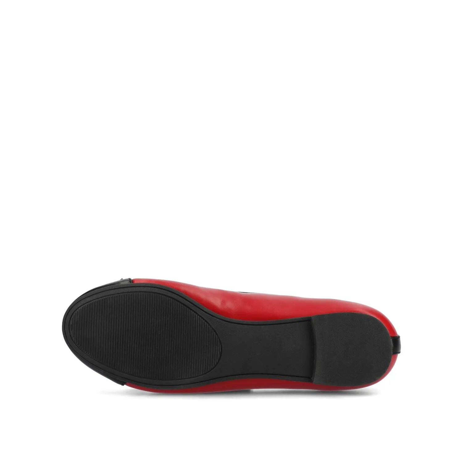 KAIAH CAPTOE BALLET FLATS IN FAUX LEATHER work vibe