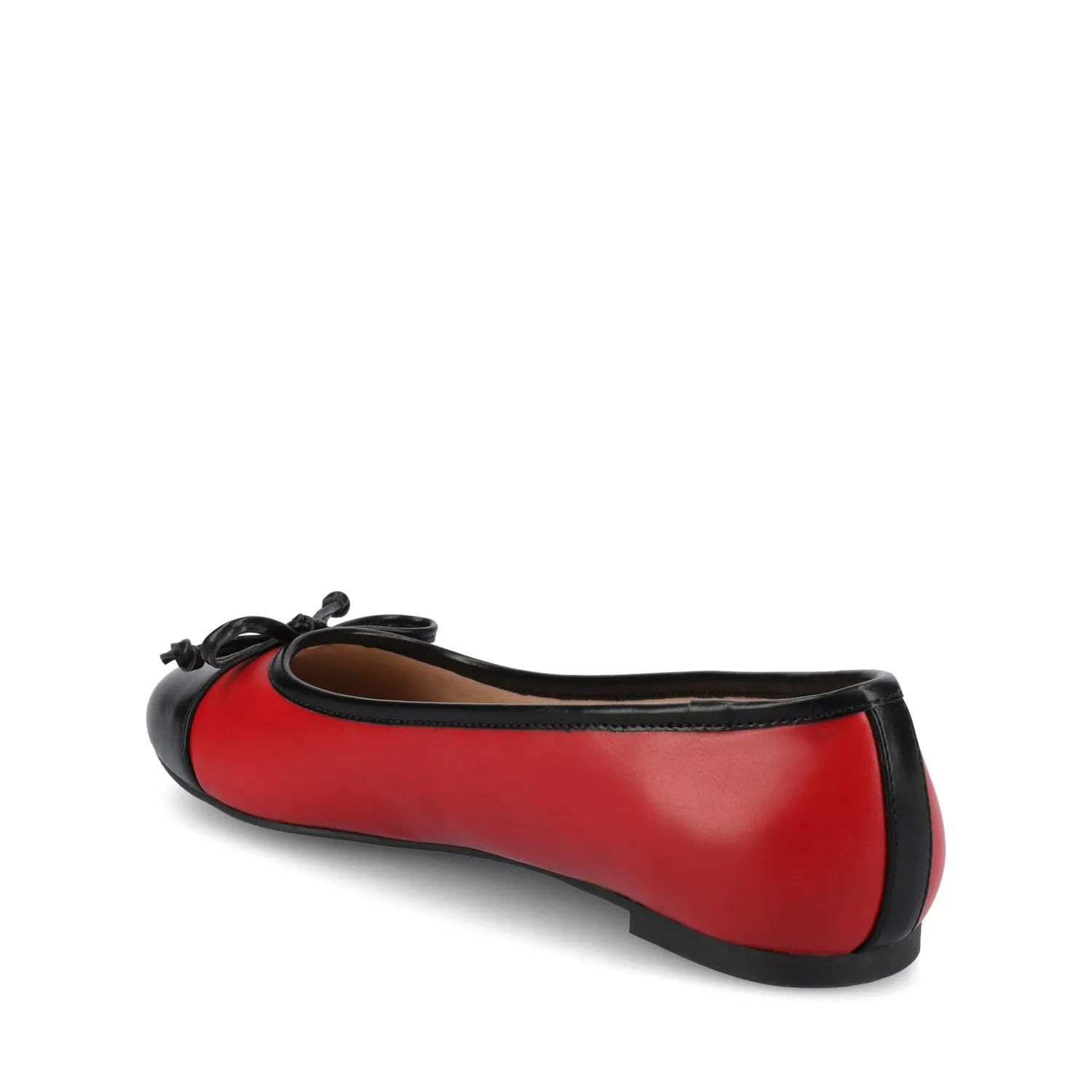 KAIAH CAPTOE BALLET FLATS IN FAUX LEATHER work vibe