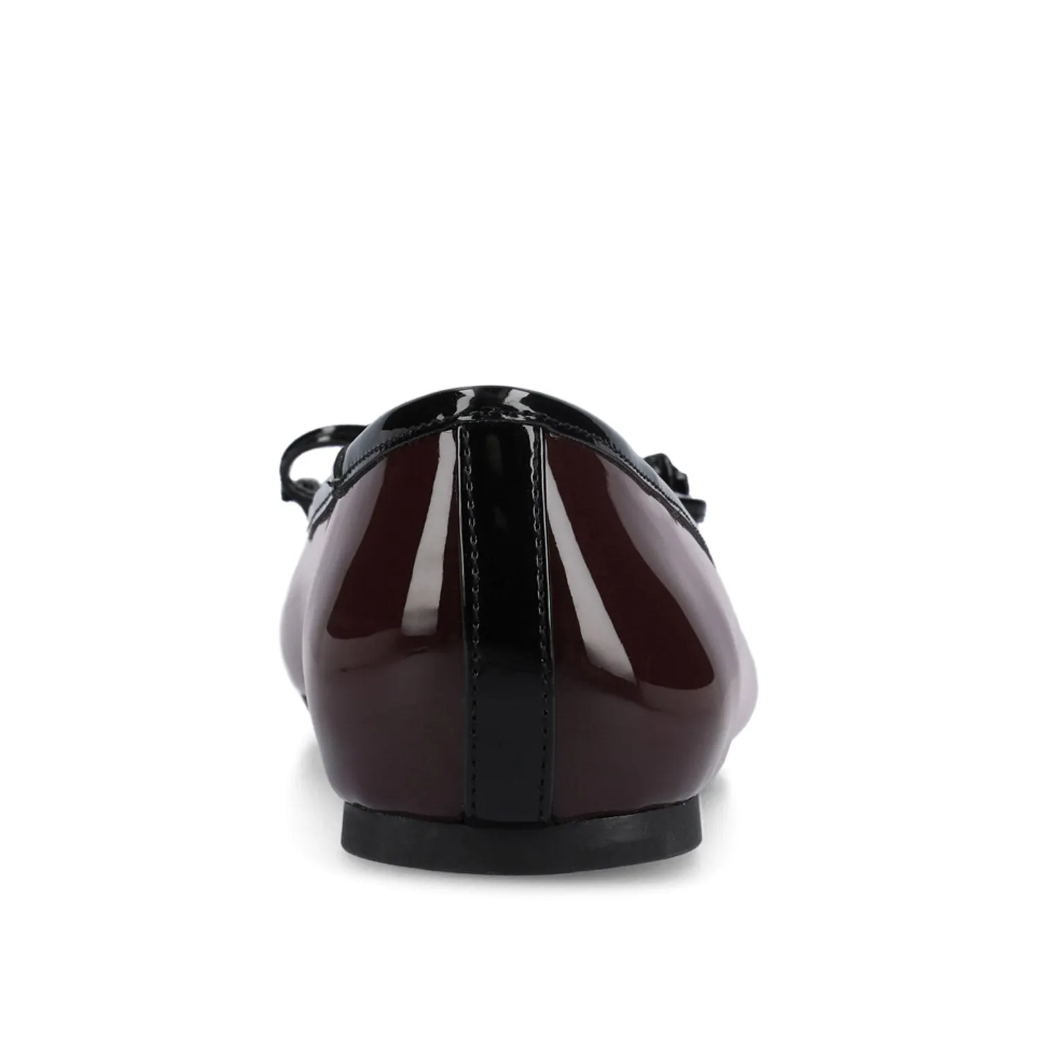 KAIAH CAPTOE BALLET FLATS IN FAUX LEATHER work vibe