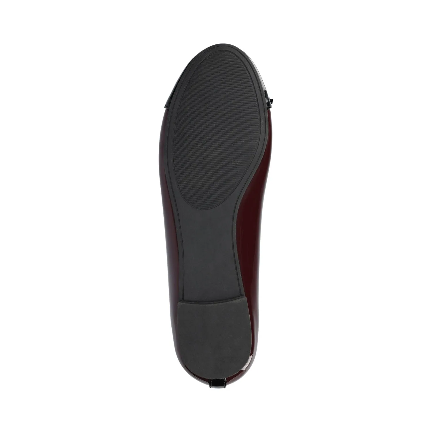 KAIAH CAPTOE BALLET FLATS IN FAUX LEATHER work vibe