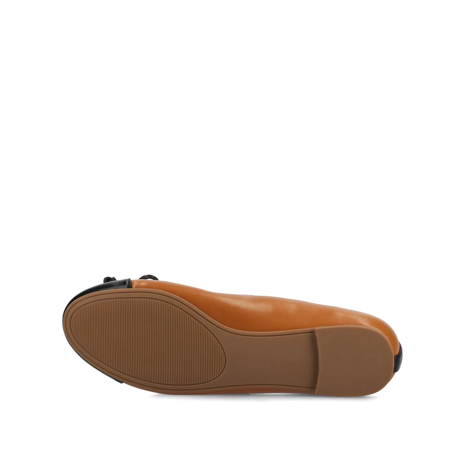 KAIAH CAPTOE BALLET FLATS IN FAUX LEATHER work vibe