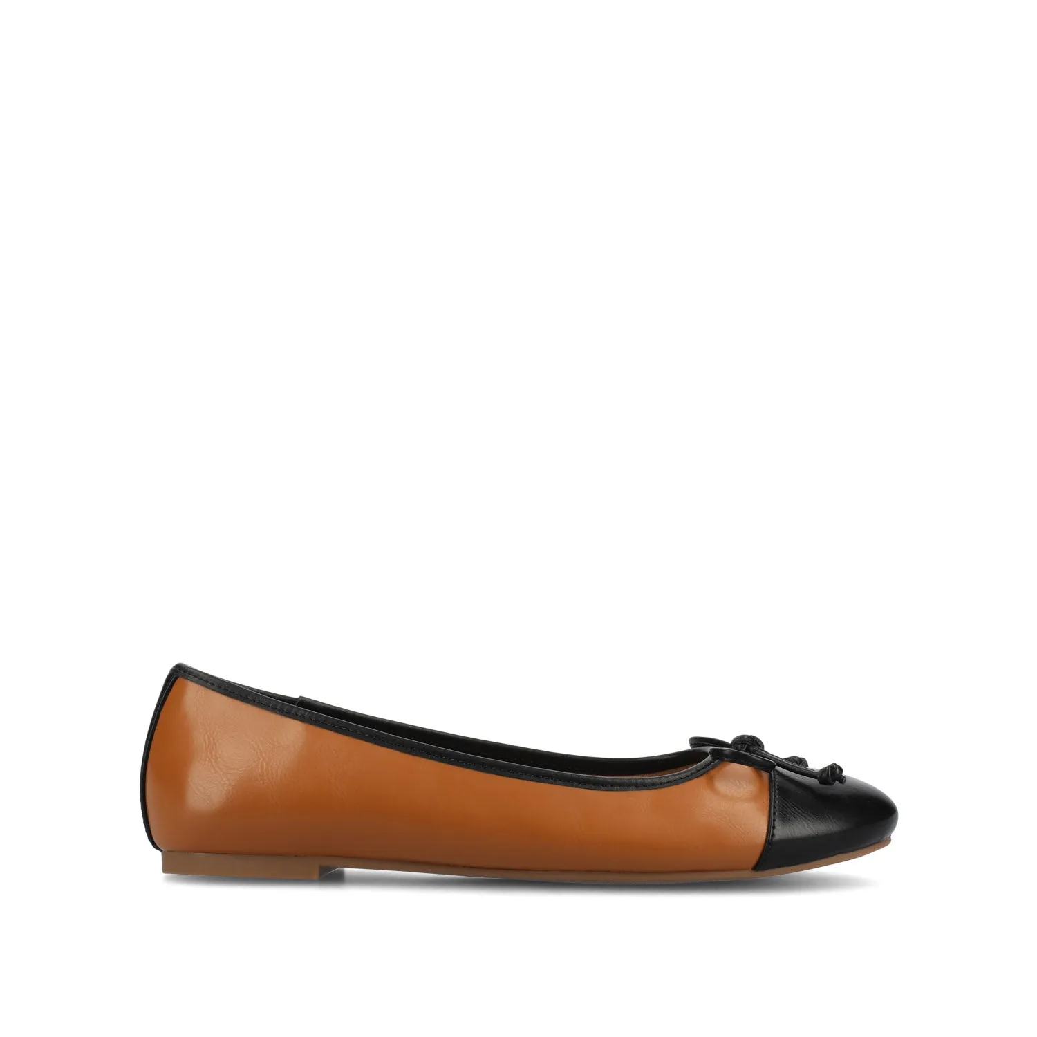 KAIAH CAPTOE BALLET FLATS IN FAUX LEATHER work vibe