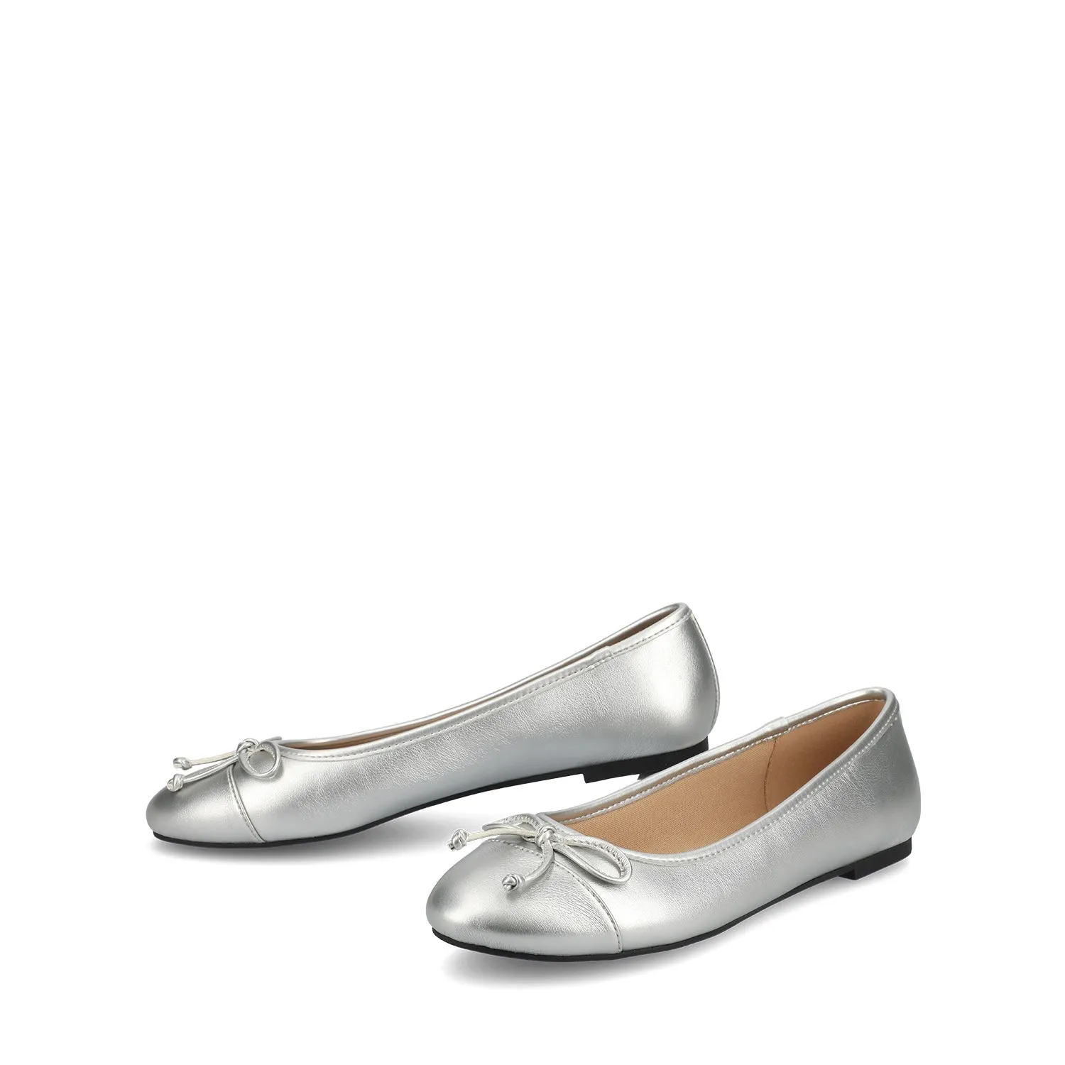 KAIAH CAPTOE BALLET FLATS IN FAUX LEATHER work vibe