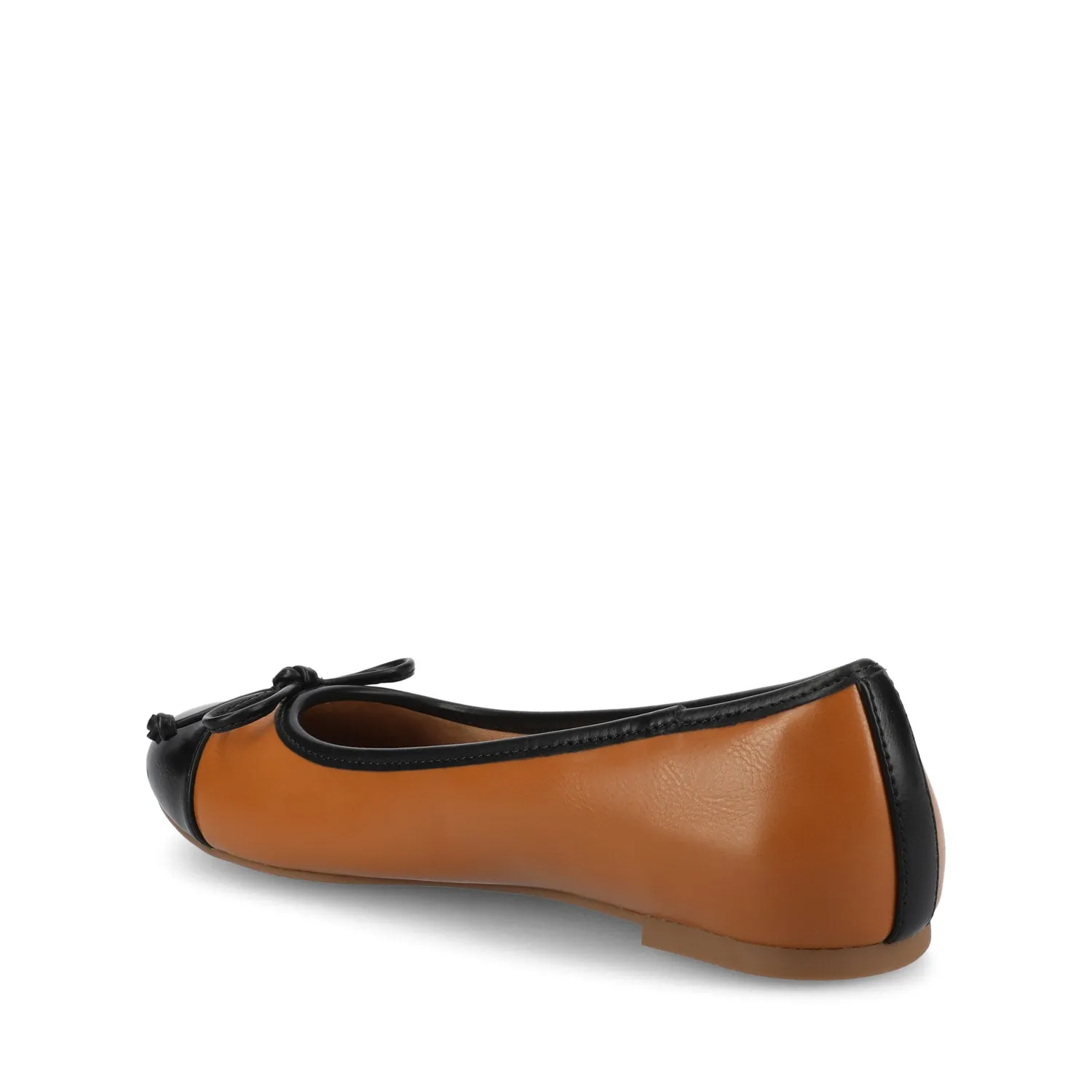 KAIAH CAPTOE BALLET FLATS IN FAUX LEATHER work vibe