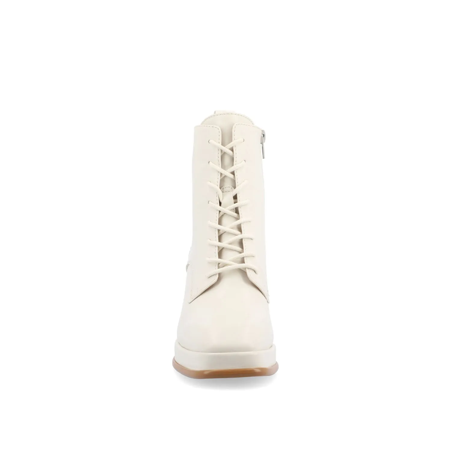 KALINDI LACE-UP BOOTIES IN FAUX LEATHER daily wear