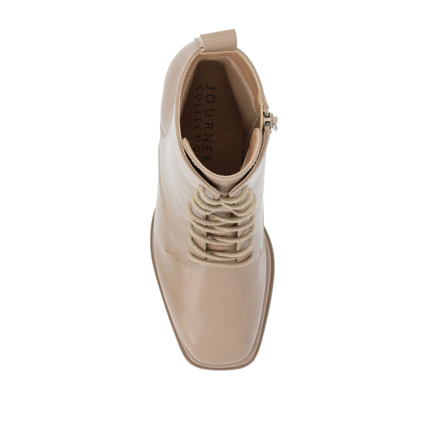 KALINDI LACE-UP BOOTIES IN FAUX LEATHER daily wear