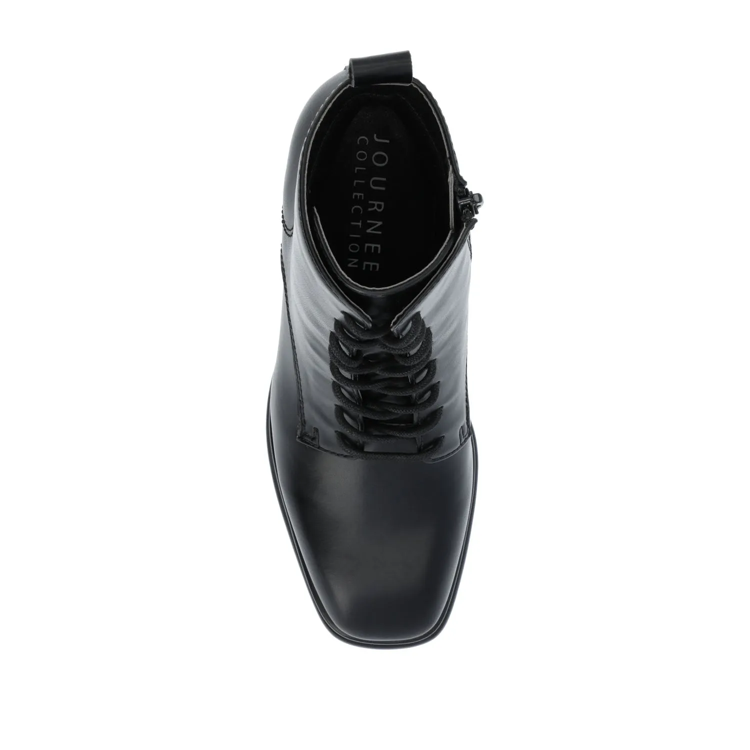 KALINDI LACE-UP BOOTIES IN FAUX LEATHER daily wear