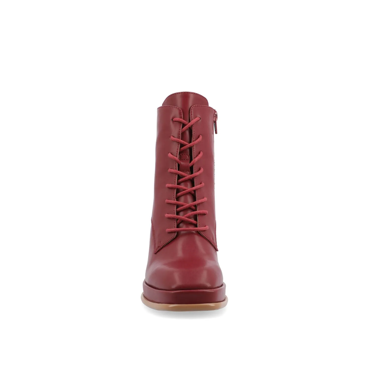 KALINDI LACE-UP BOOTIES IN FAUX LEATHER daily wear