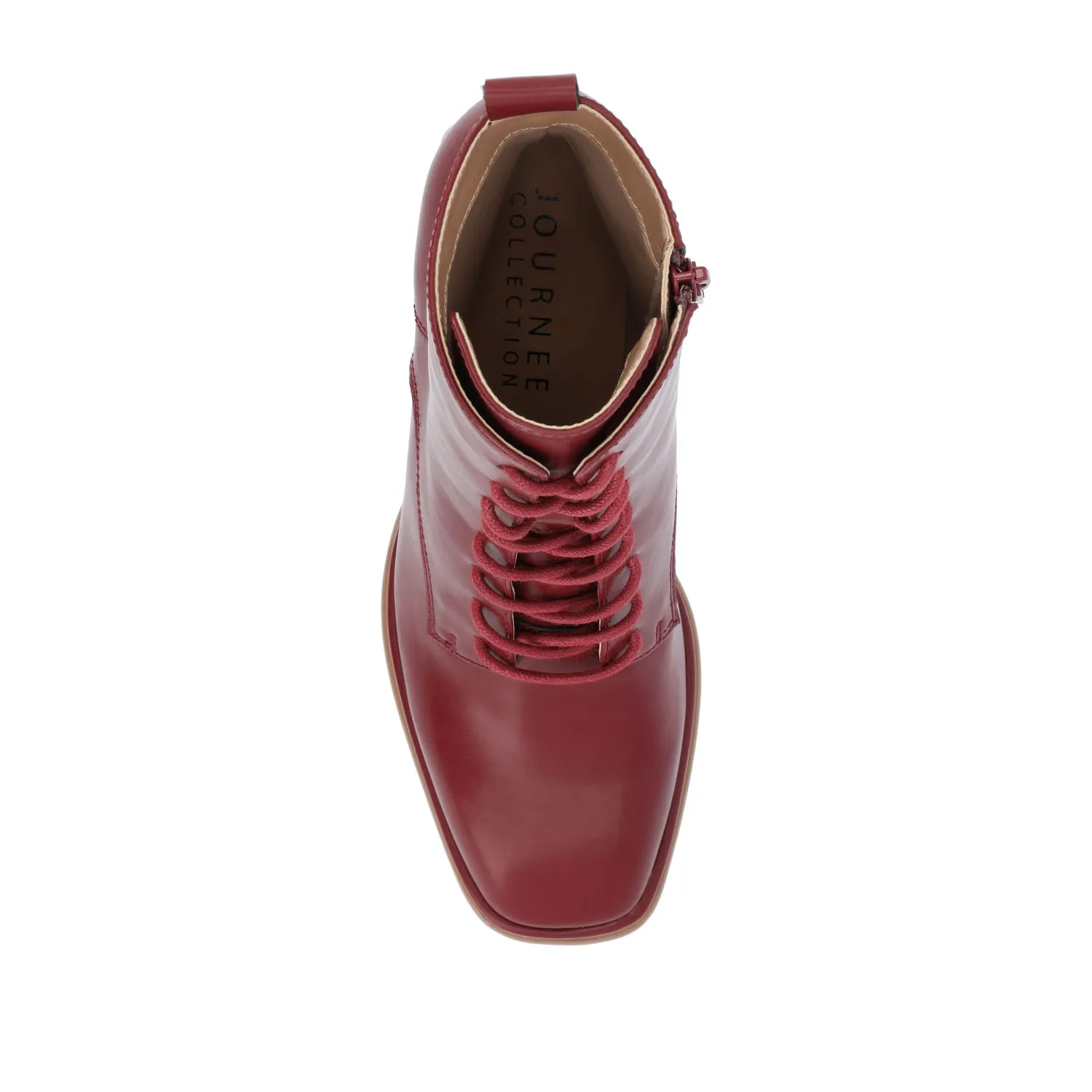 KALINDI LACE-UP BOOTIES IN FAUX LEATHER daily wear