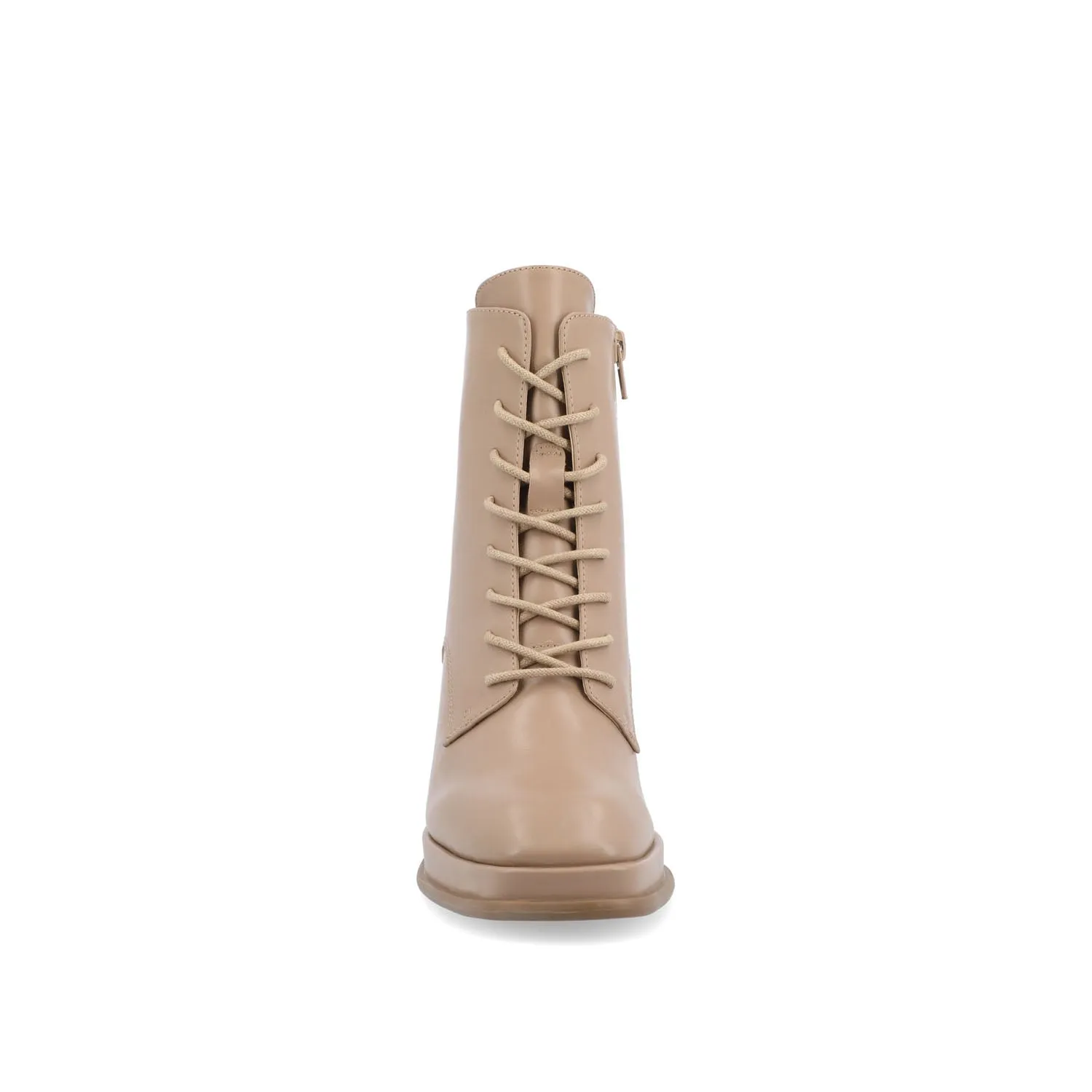 KALINDI LACE-UP BOOTIES IN FAUX LEATHER daily wear