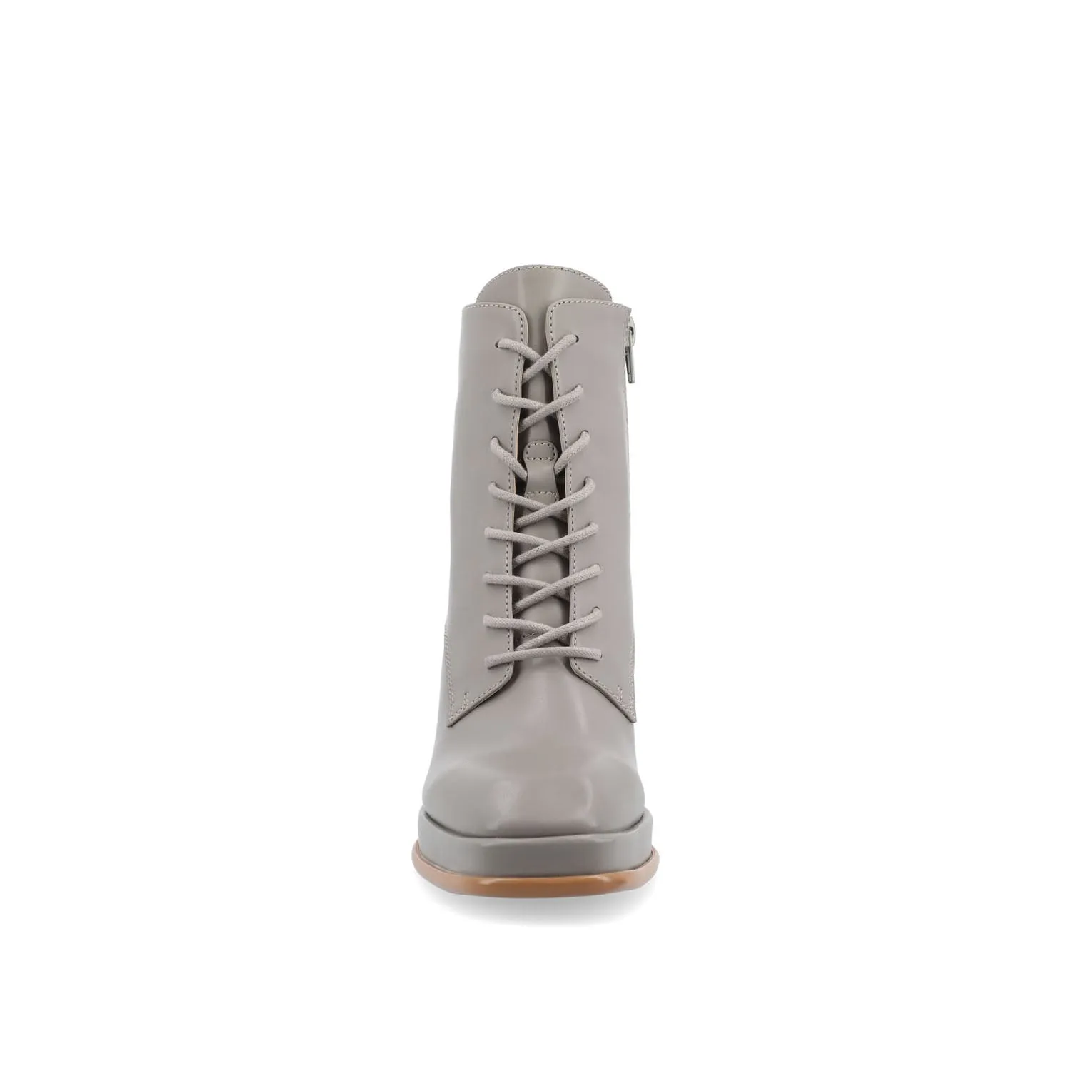KALINDI LACE-UP BOOTIES IN FAUX LEATHER daily wear