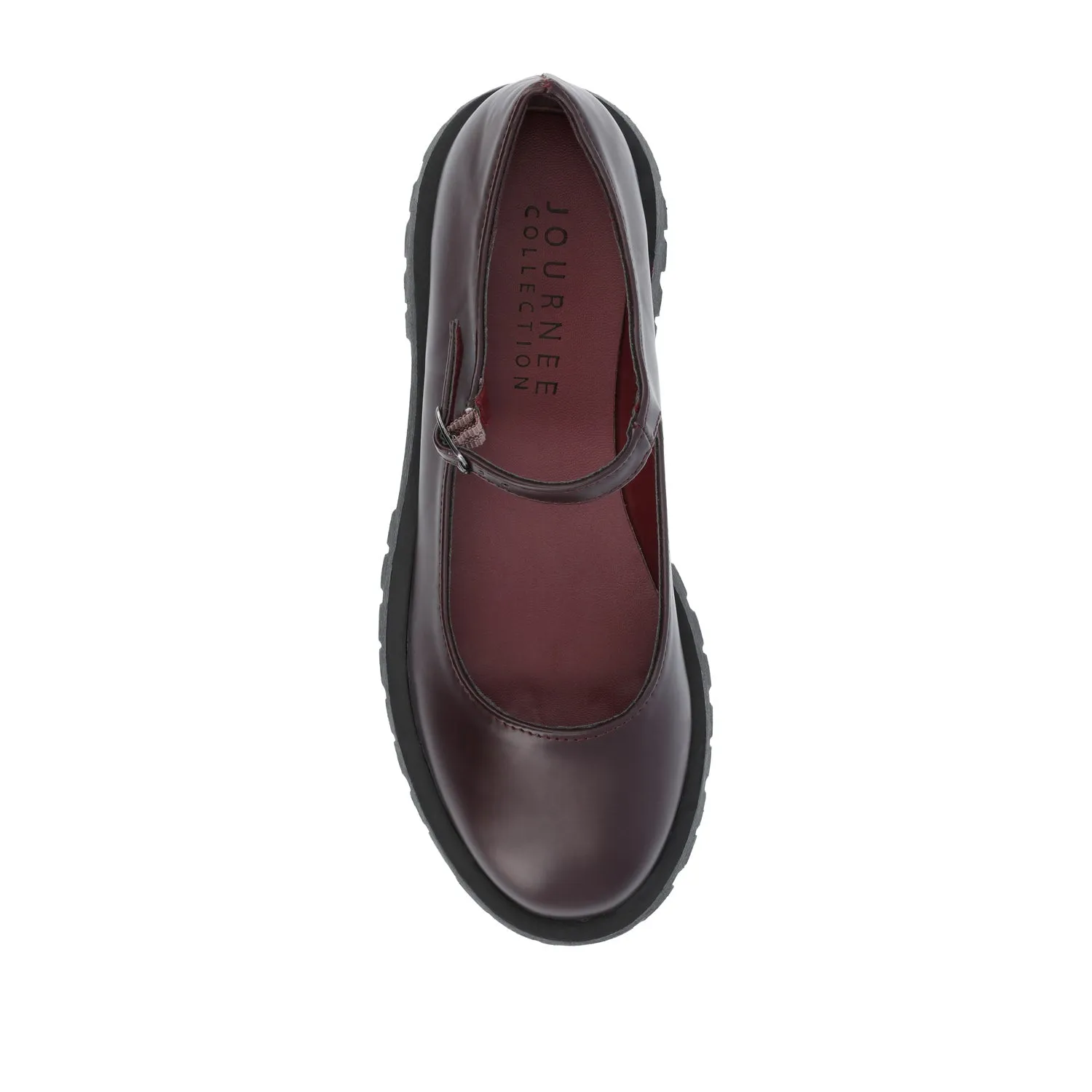 KAMIE LUG SOLE MARY JANE FLATS flex comfort