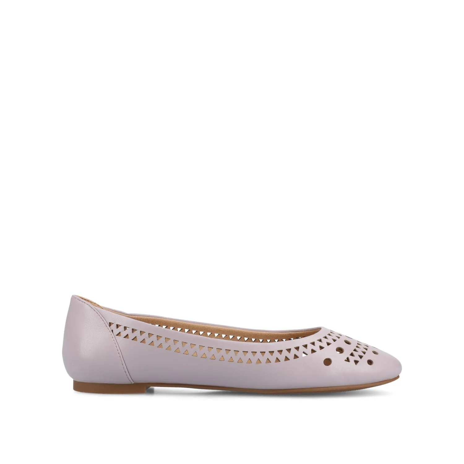 KAMRAH BALLET FLATS IN FAUX LEATHER red fresh