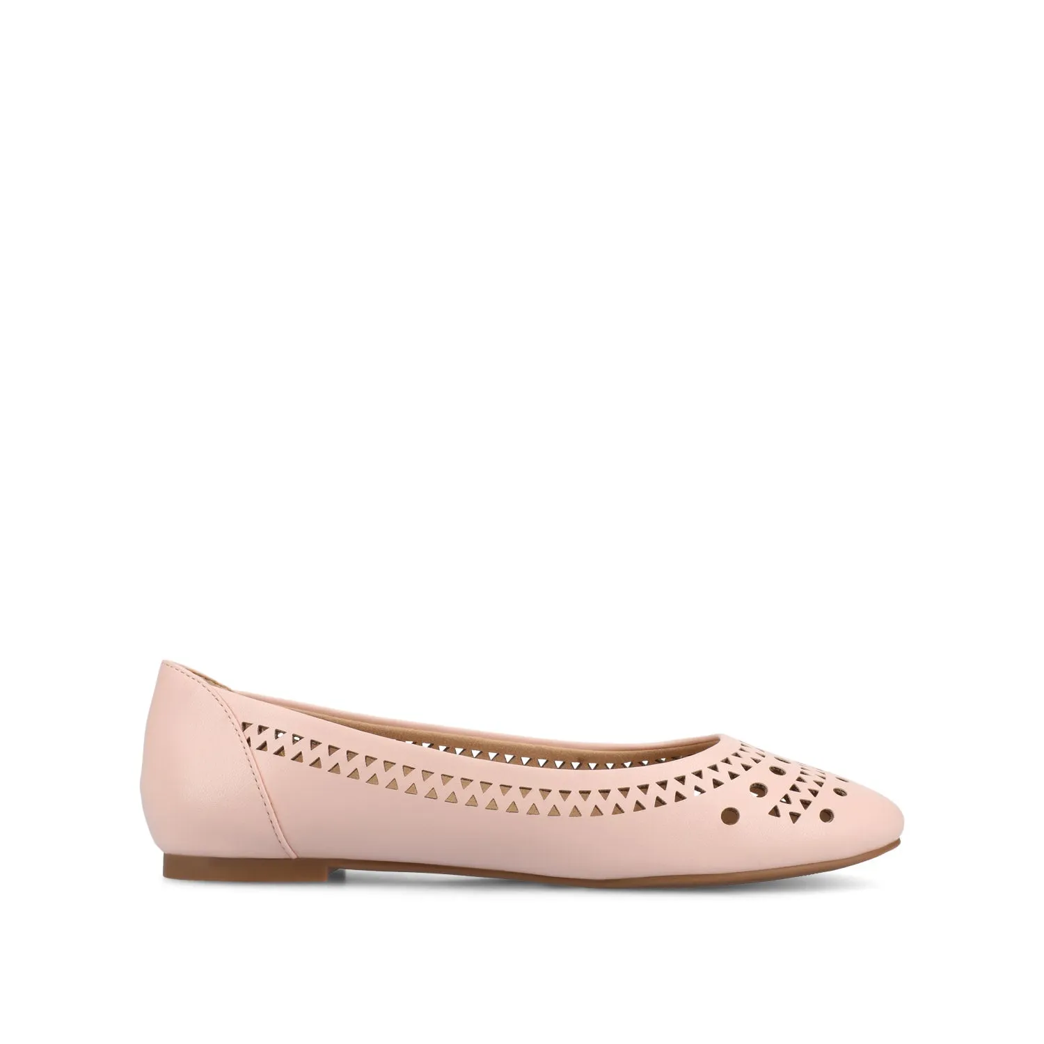 KAMRAH BALLET FLATS IN FAUX LEATHER red fresh