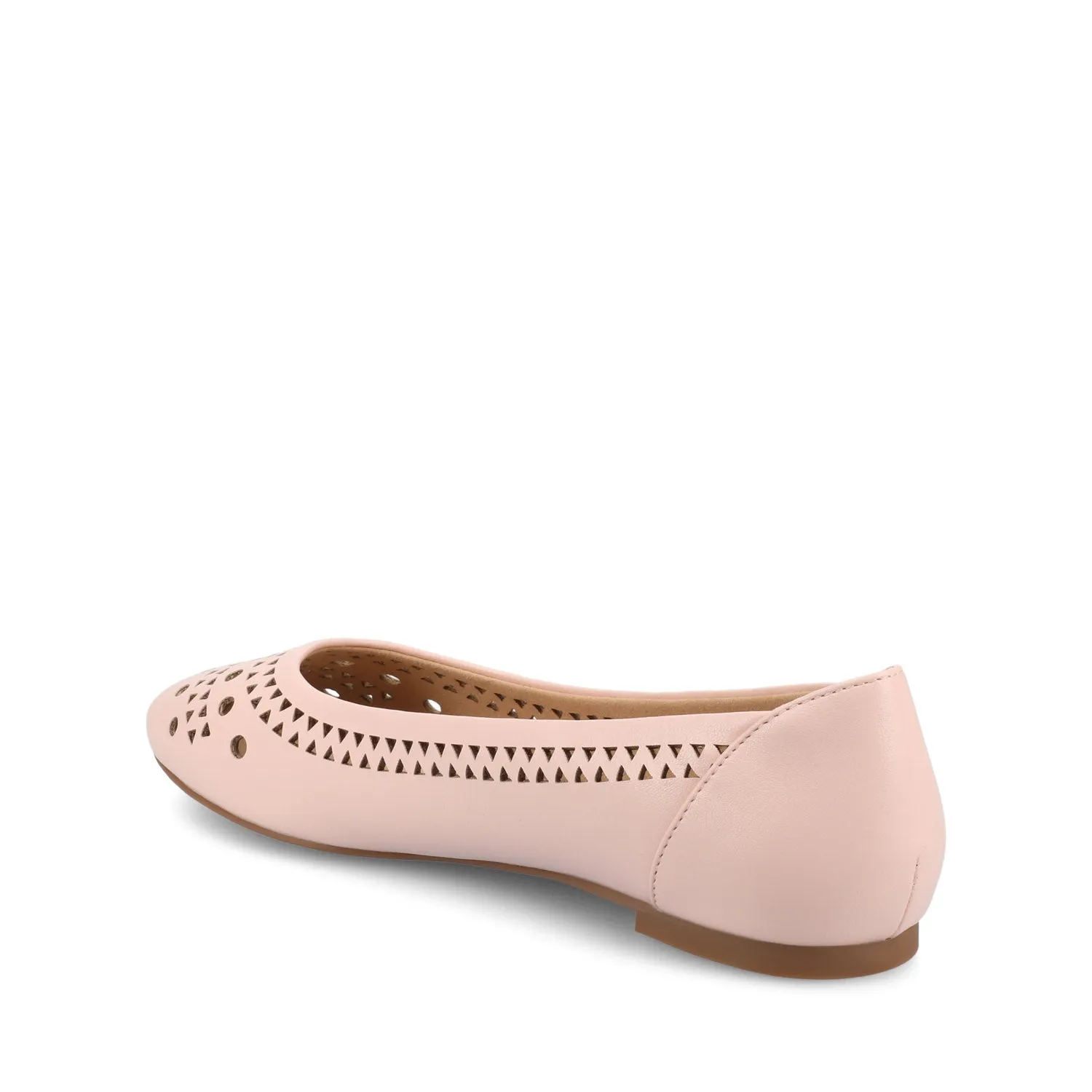 KAMRAH BALLET FLATS IN FAUX LEATHER red fresh