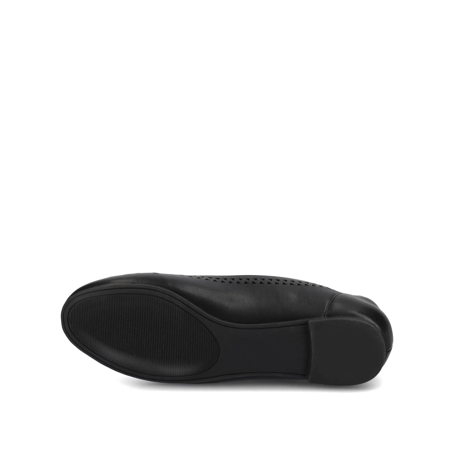 KAMRAH BALLET FLATS IN FAUX LEATHER red fresh