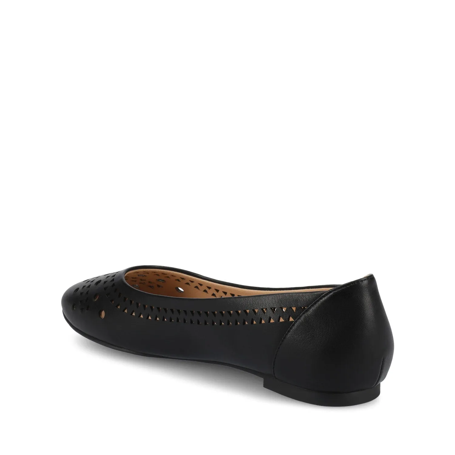 KAMRAH BALLET FLATS IN FAUX LEATHER red fresh
