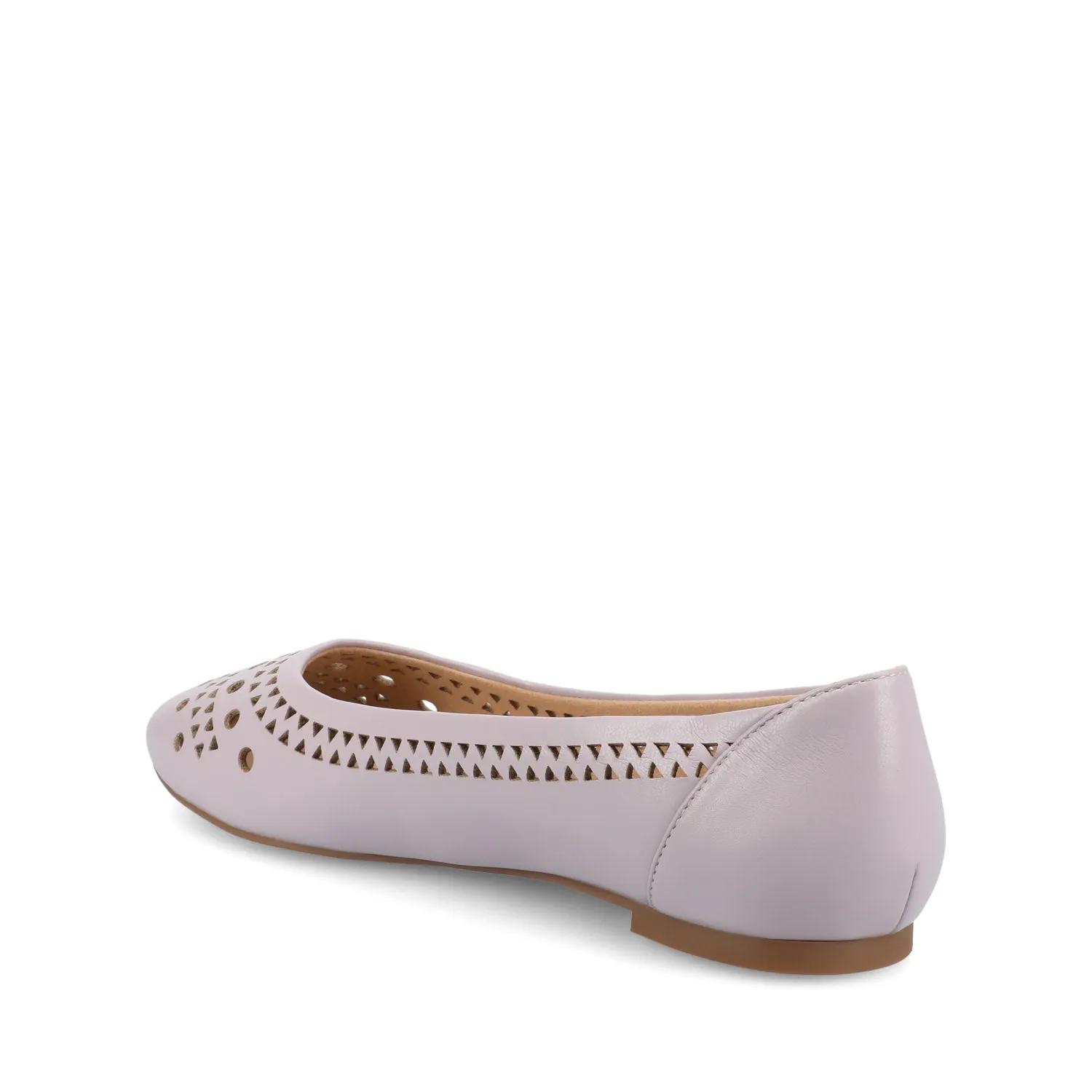 KAMRAH BALLET FLATS IN FAUX LEATHER red fresh