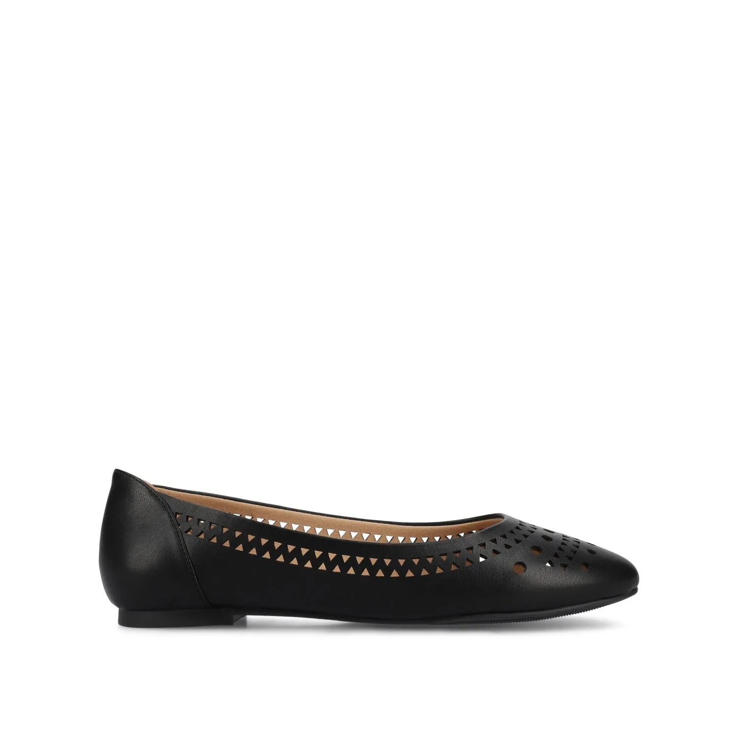 KAMRAH BALLET FLATS IN FAUX LEATHER red fresh
