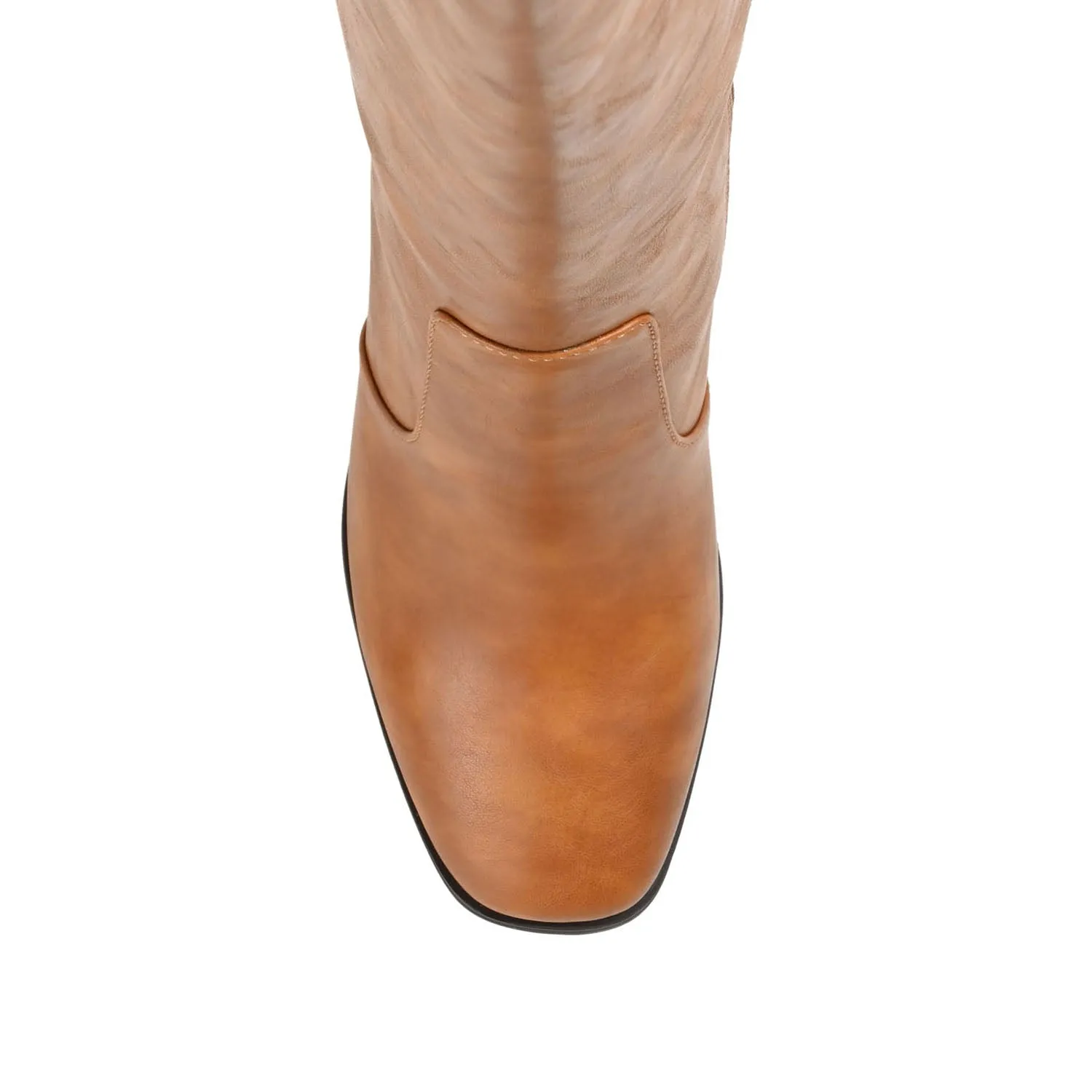 KARIMA TALL BOOTS IN FAUX LEATHER classic tone