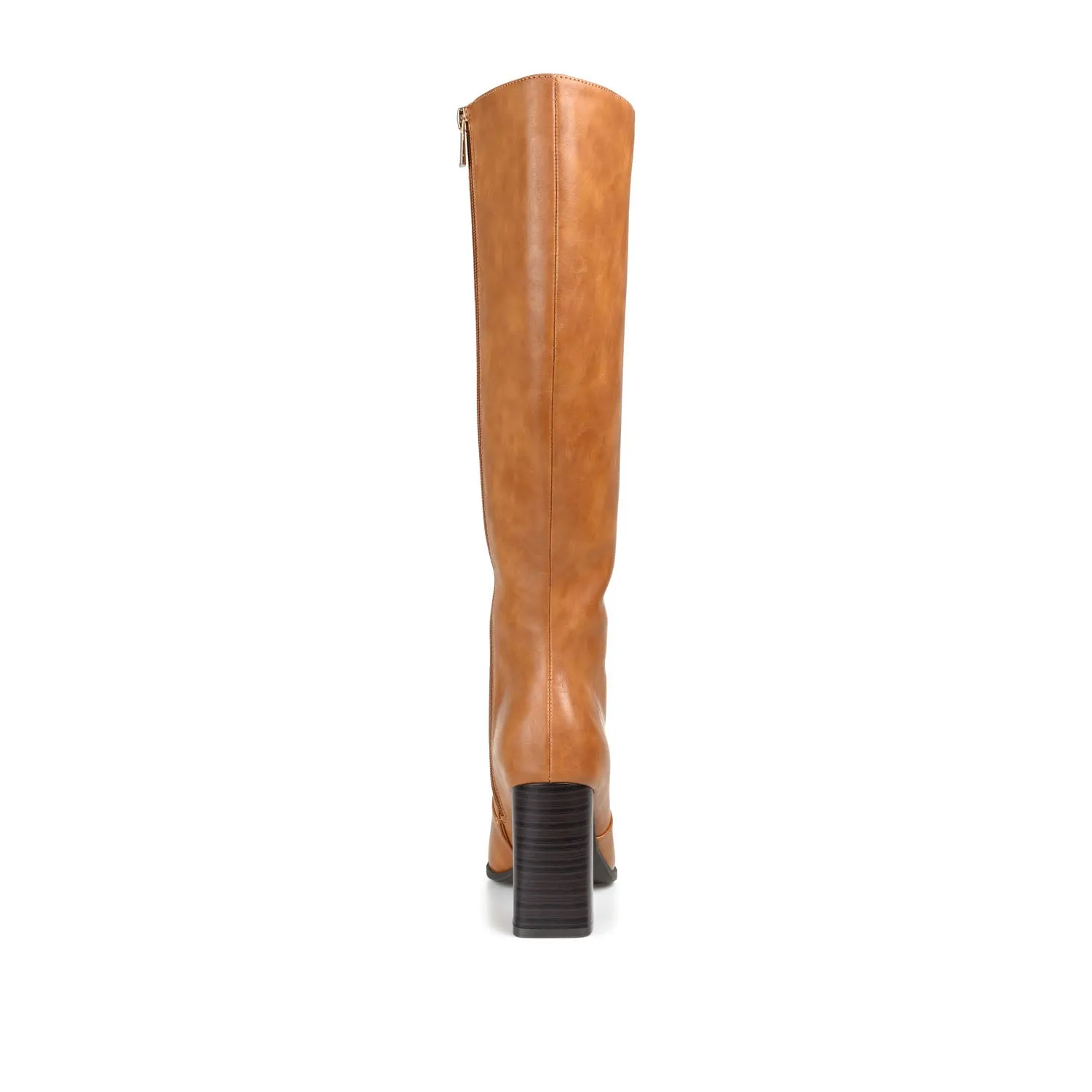 KARIMA TALL BOOTS IN FAUX LEATHER classic tone