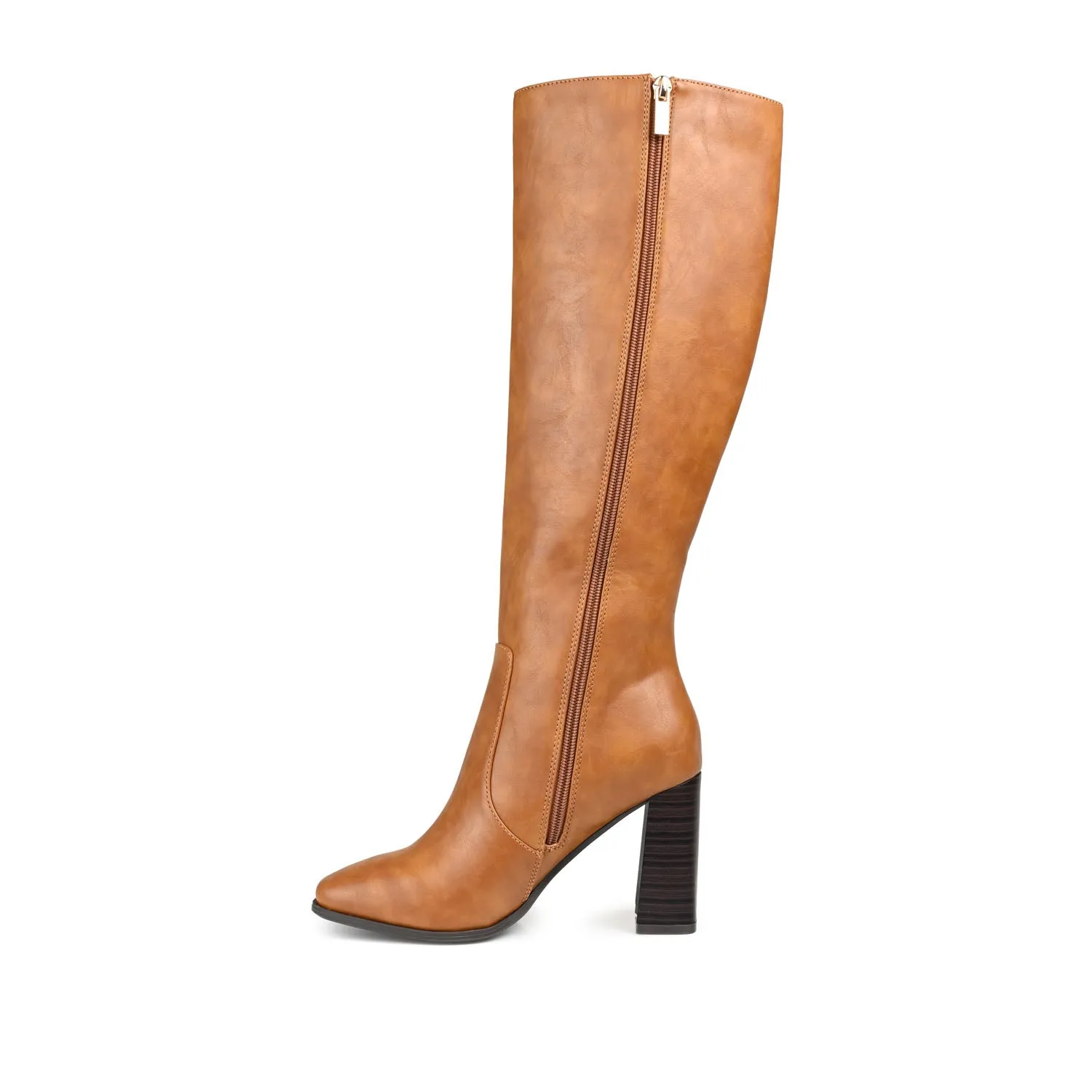 KARIMA TALL BOOTS IN FAUX LEATHER classic tone