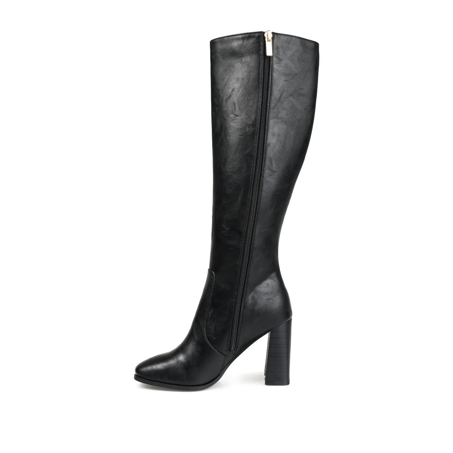 KARIMA TALL BOOTS IN FAUX LEATHER classic tone