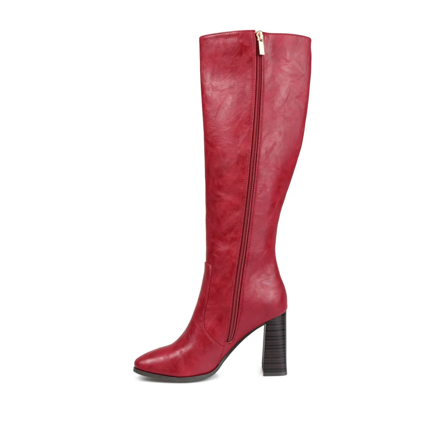 KARIMA TALL BOOTS IN FAUX LEATHER classic tone