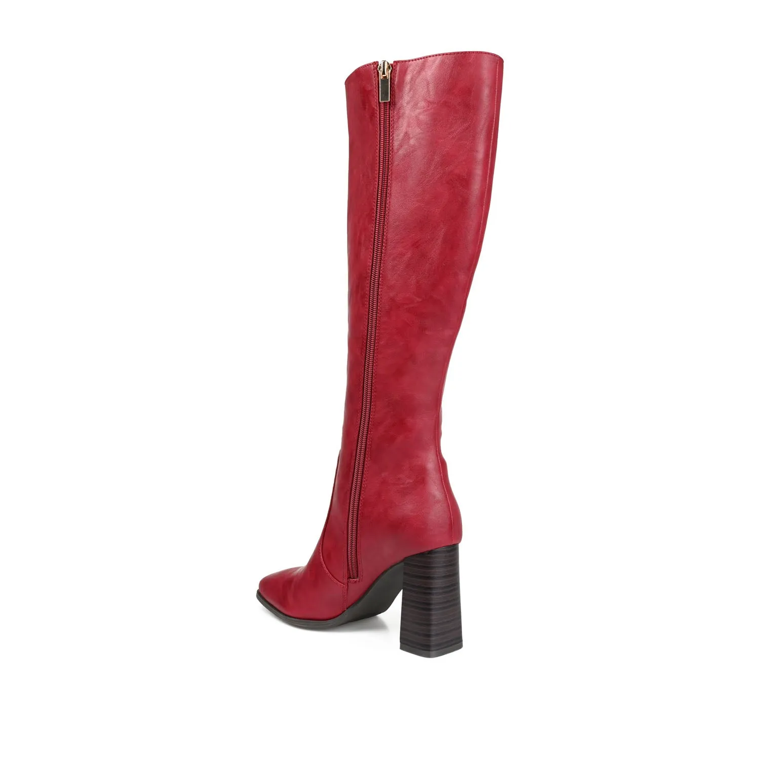 KARIMA TALL BOOTS IN FAUX LEATHER classic tone
