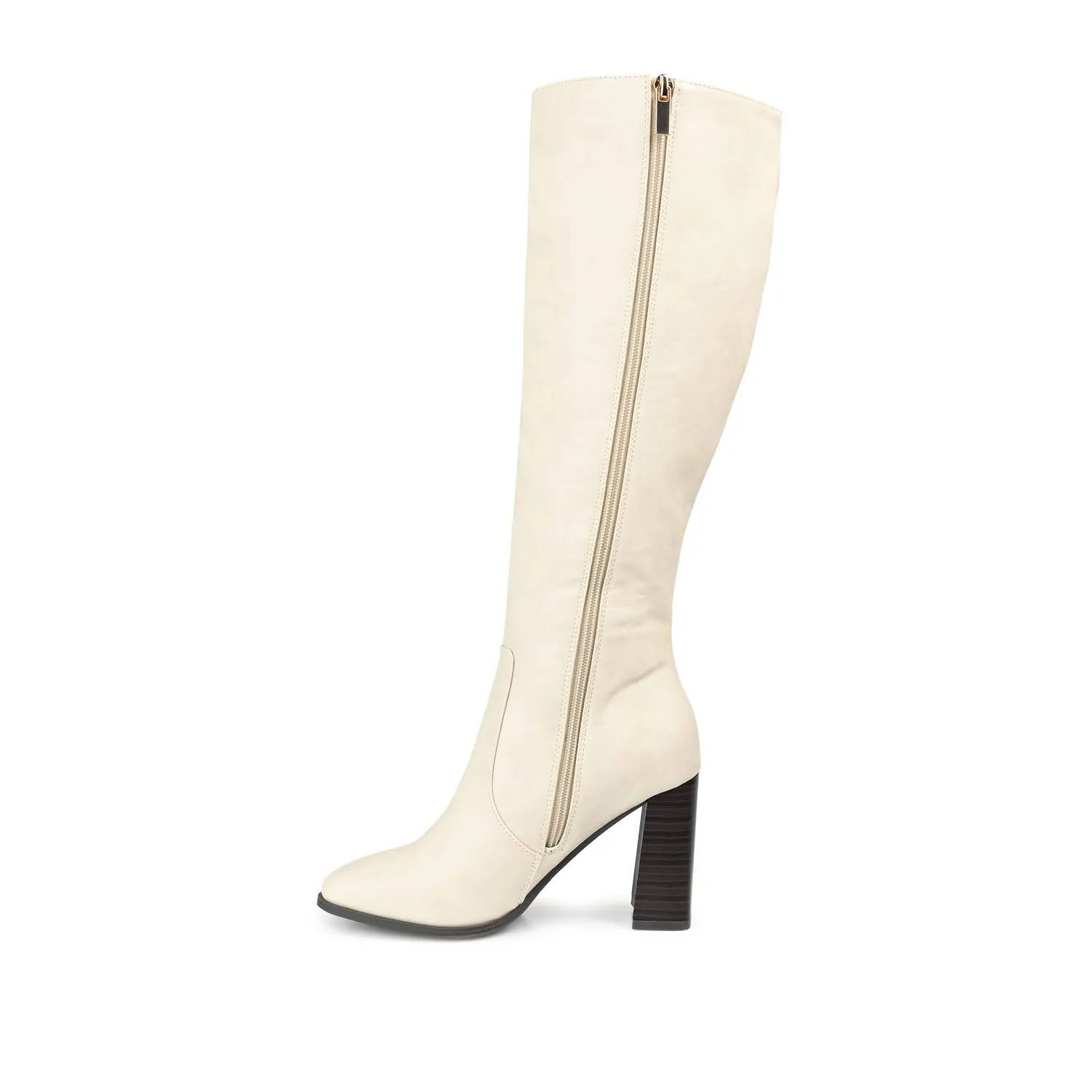 KARIMA TALL BOOTS IN FAUX LEATHER classic tone