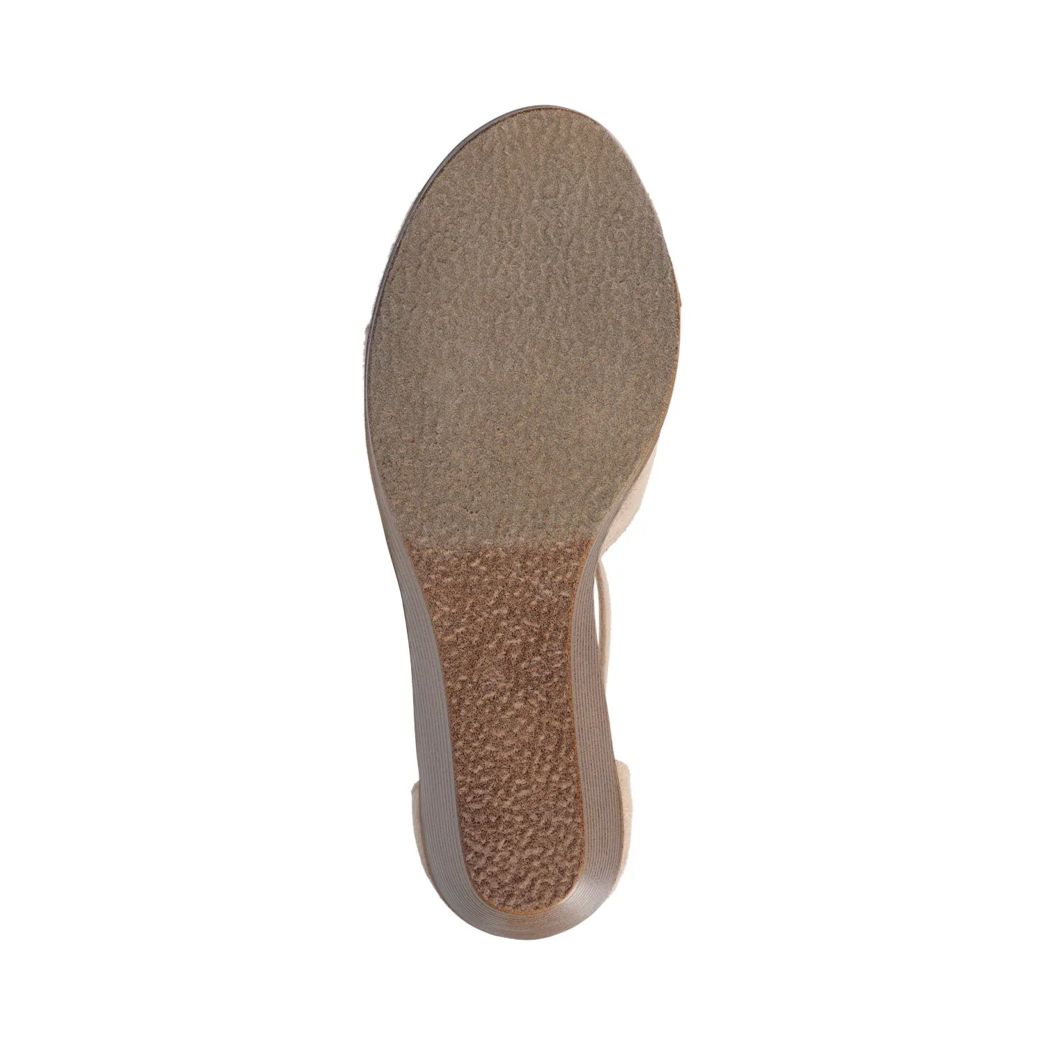 KEDZIE WEDGE HEELED SANDALS IN FAUX SUEDE elastic hug