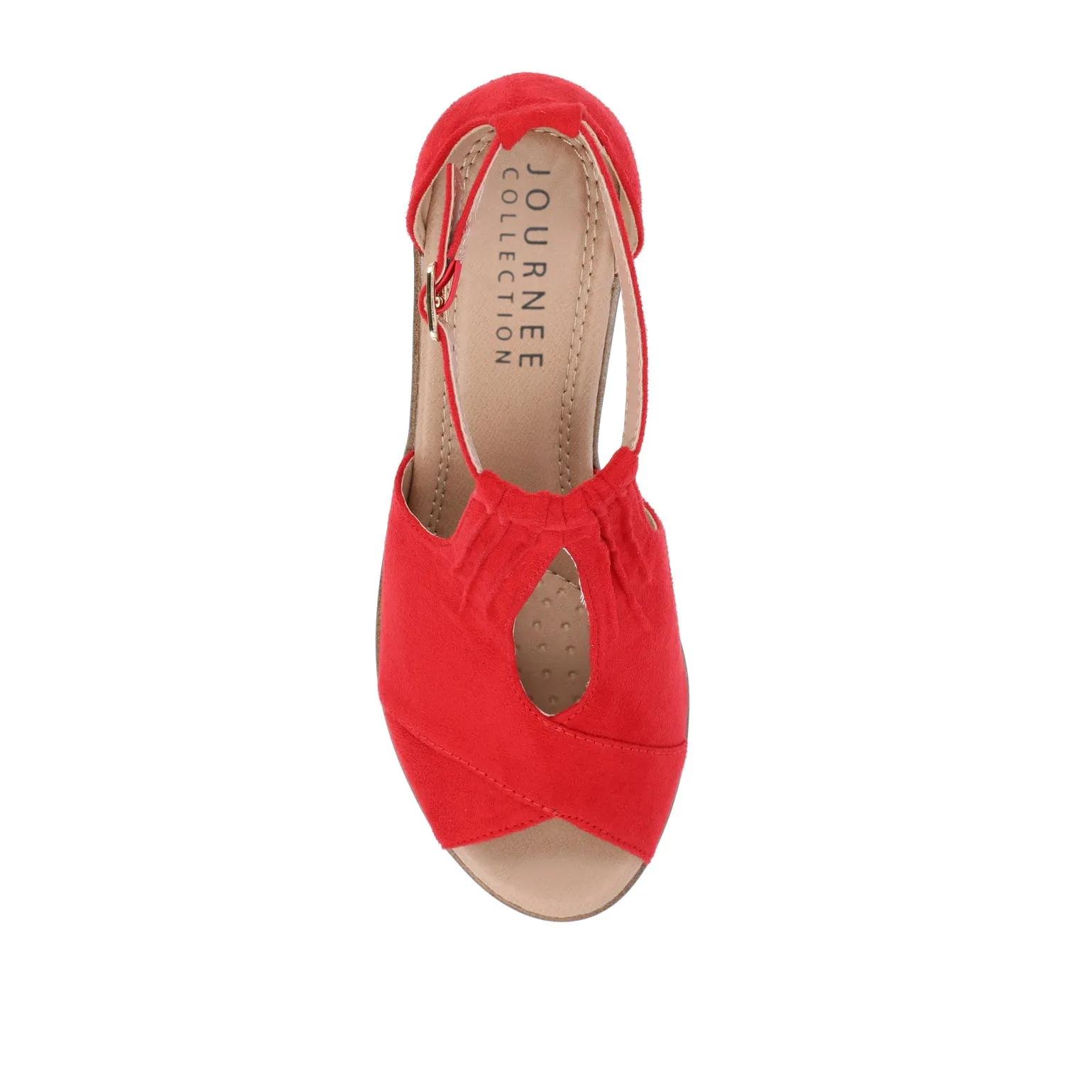 KEDZIE WEDGE HEELED SANDALS IN WIDE plus ready