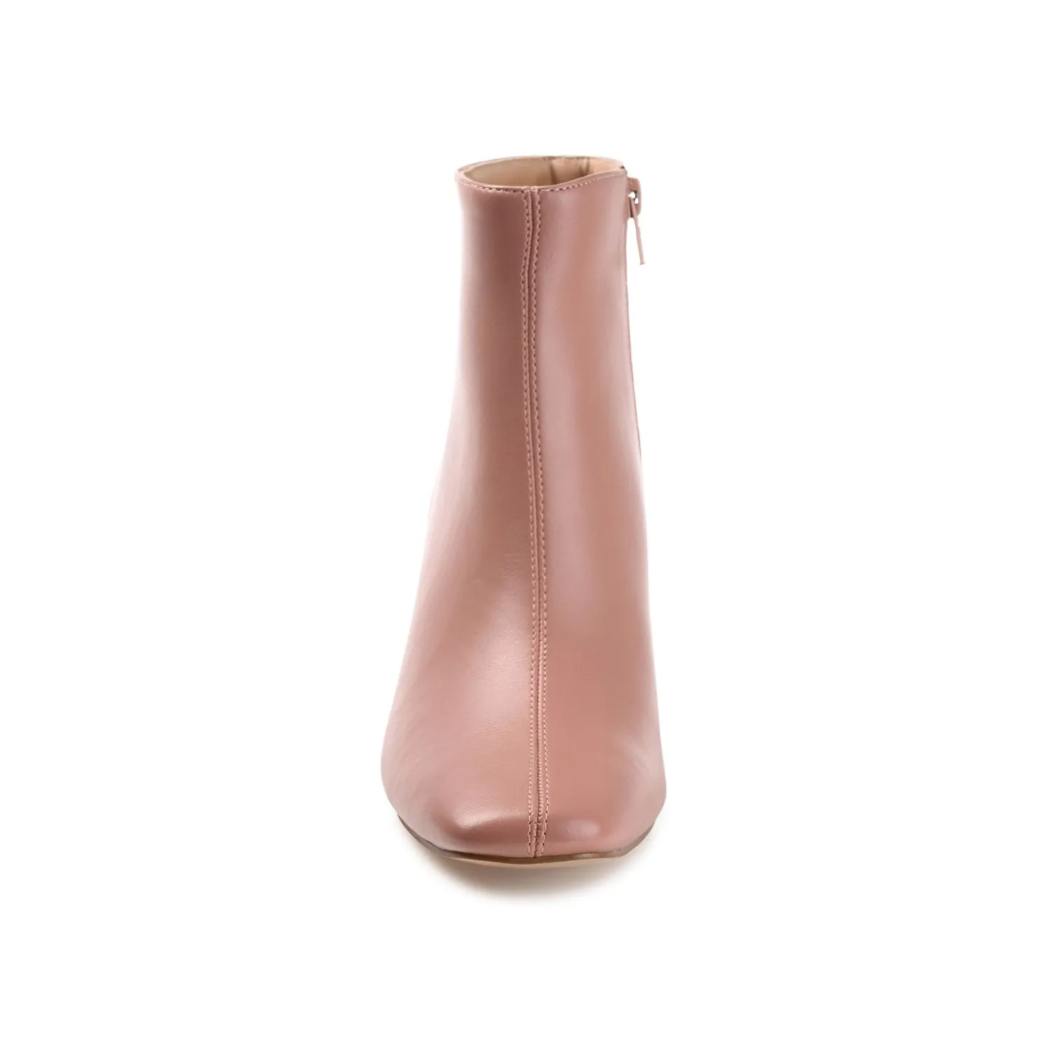 KELSSA POINTED TOE BOOTIES IN FAUX LEATHER snow charm