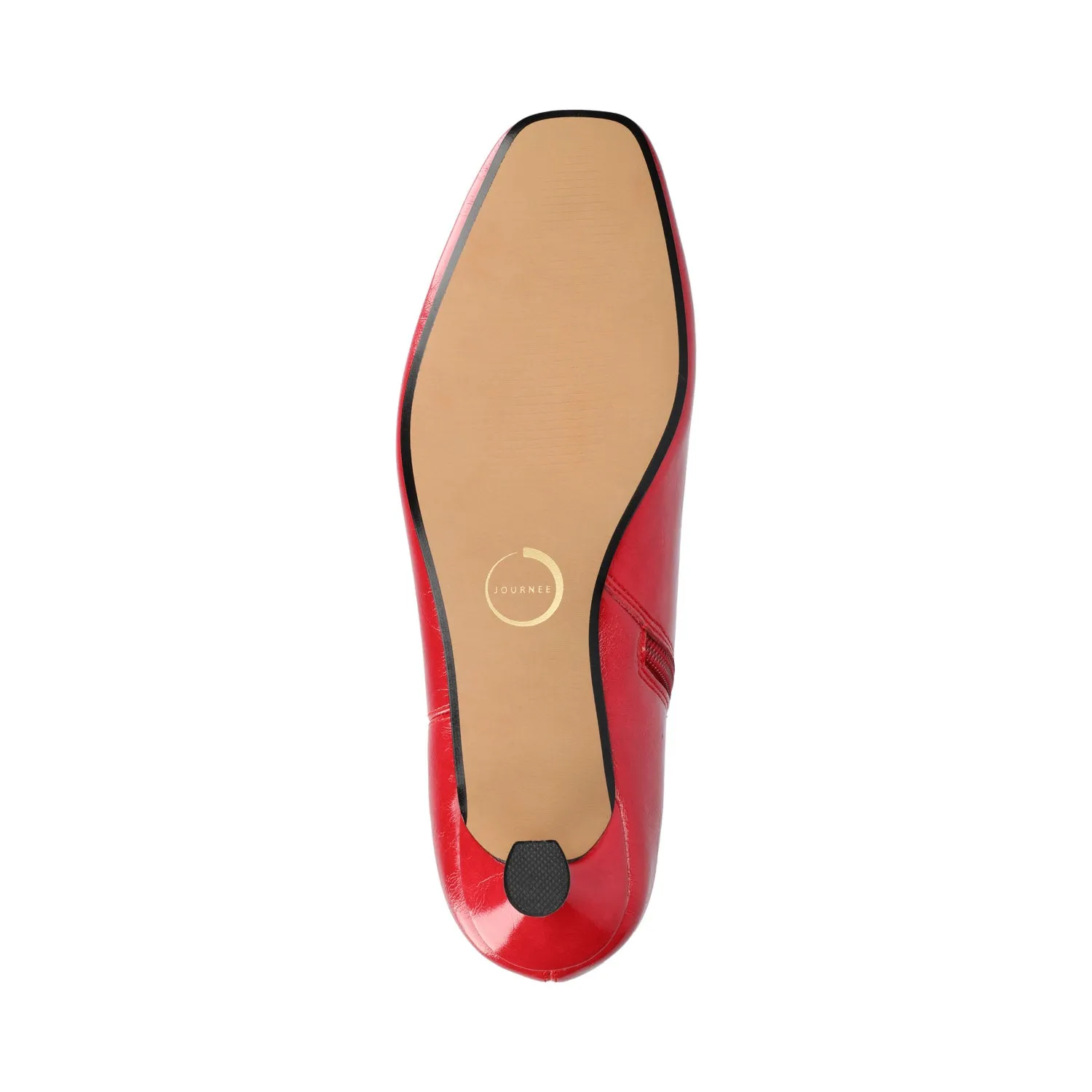 KELSSA POINTED TOE BOOTIES IN FAUX LEATHER snow charm