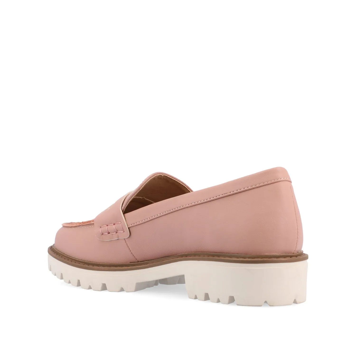 KENLY LOAFER FLATS IN FAUX LEATHER eco pick
