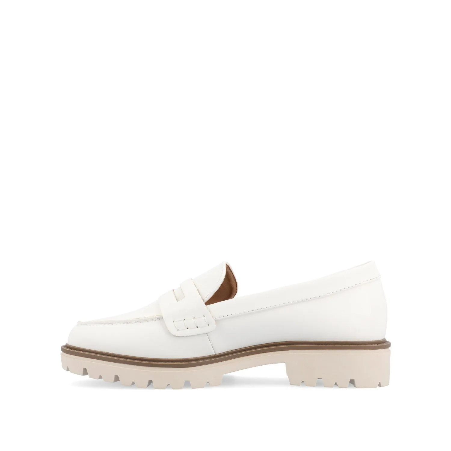 KENLY LOAFER FLATS IN FAUX LEATHER eco pick