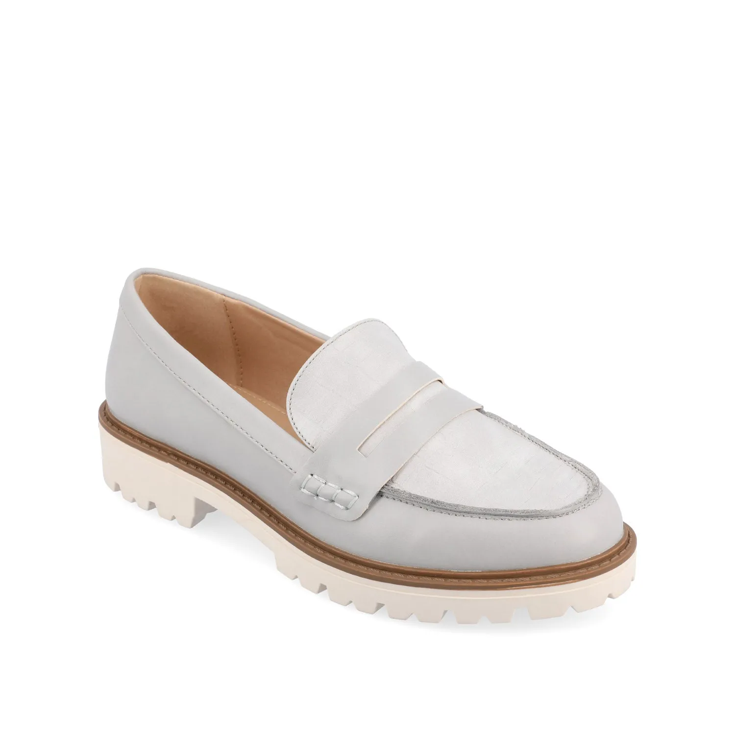 KENLY LOAFER FLATS IN FAUX LEATHER eco pick