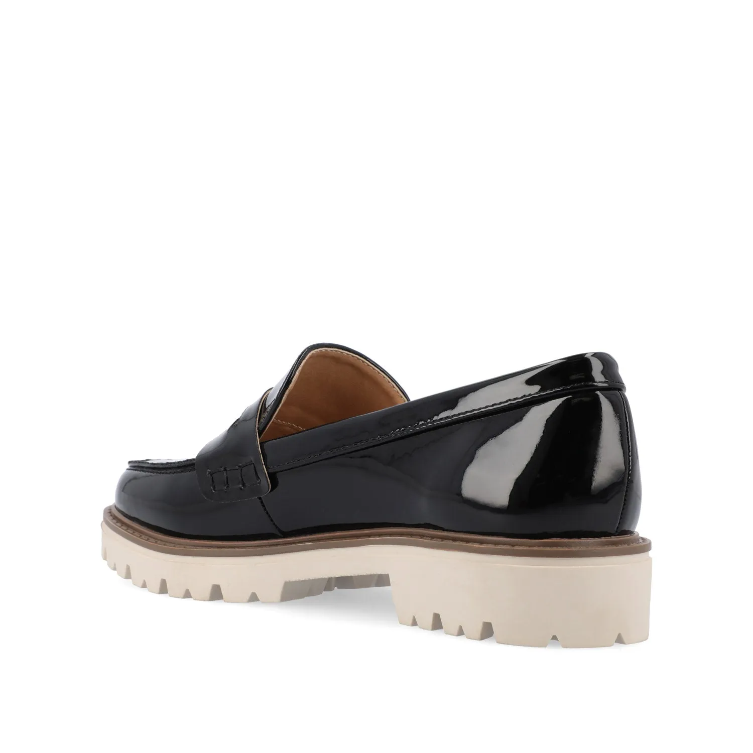 KENLY LOAFER FLATS IN FAUX LEATHER eco pick