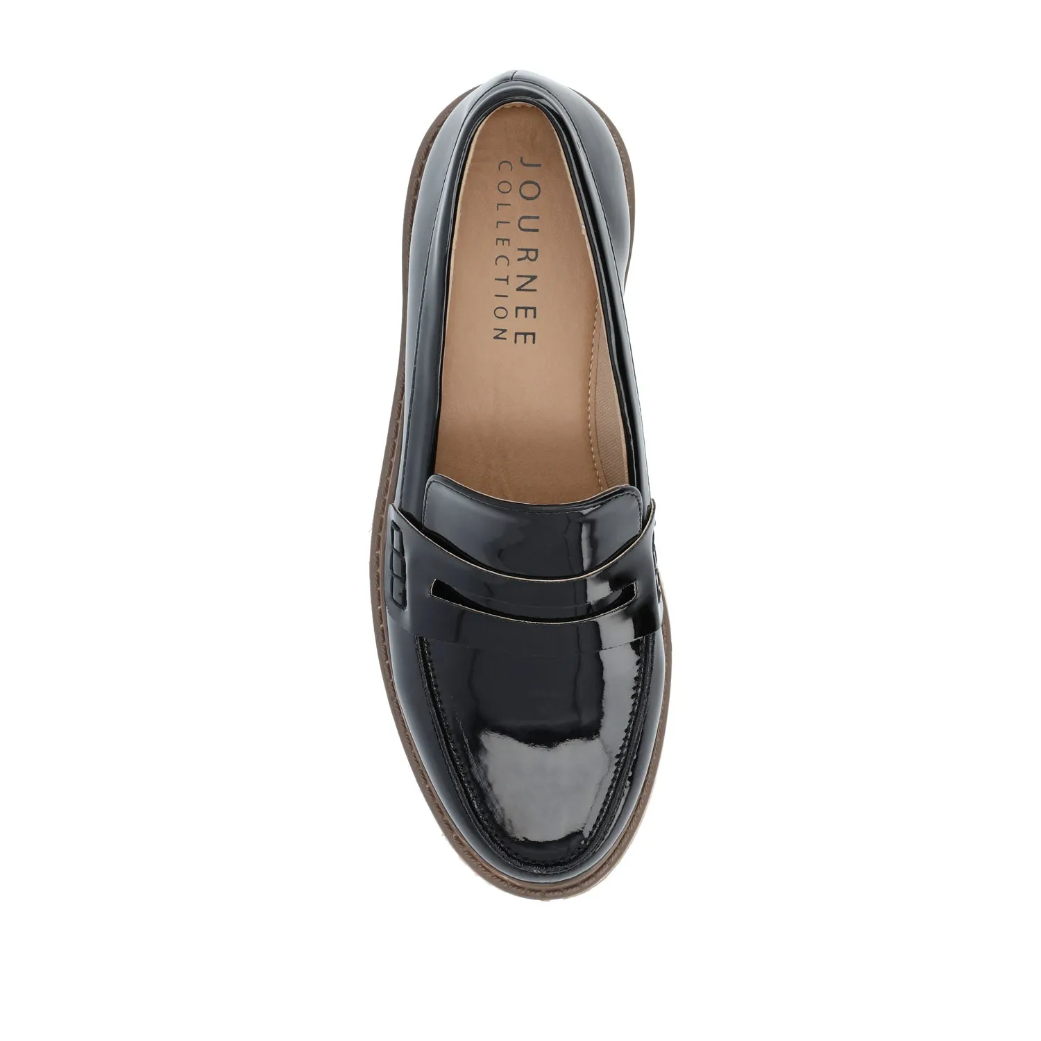 KENLY LOAFER FLATS IN FAUX LEATHER eco pick