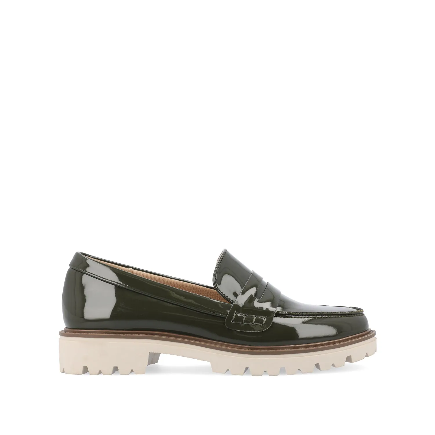 KENLY LOAFER FLATS IN FAUX LEATHER eco pick