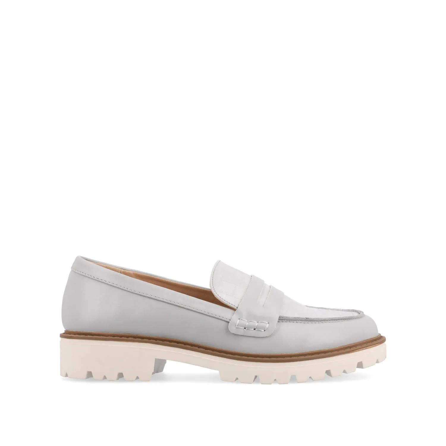 KENLY LOAFER FLATS IN FAUX LEATHER eco pick