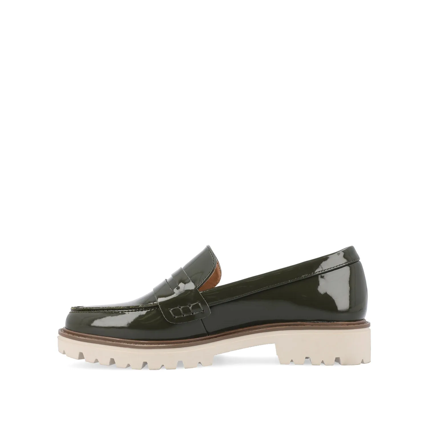 KENLY LOAFER FLATS IN FAUX LEATHER eco pick